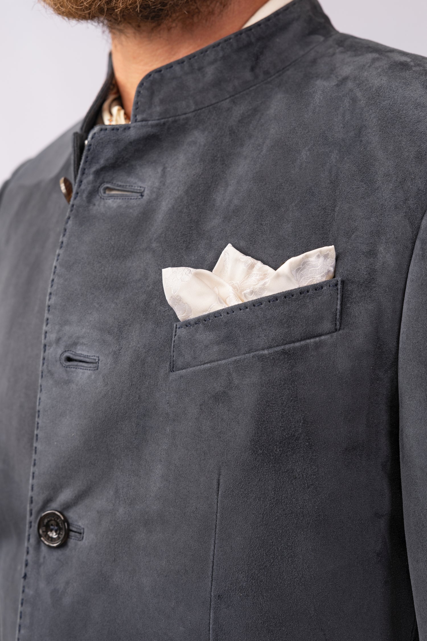 Jacke Vincent in Veloursleder