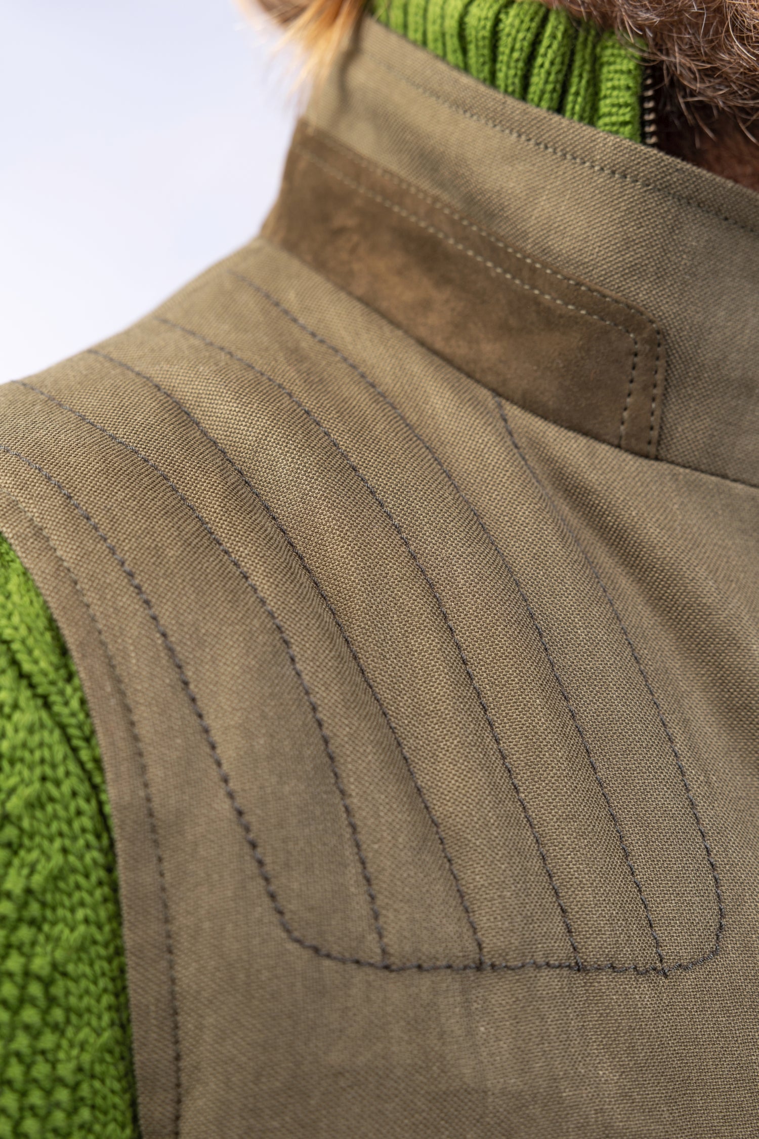 Gilet Kerscheneck in Panama Fluid Stretch