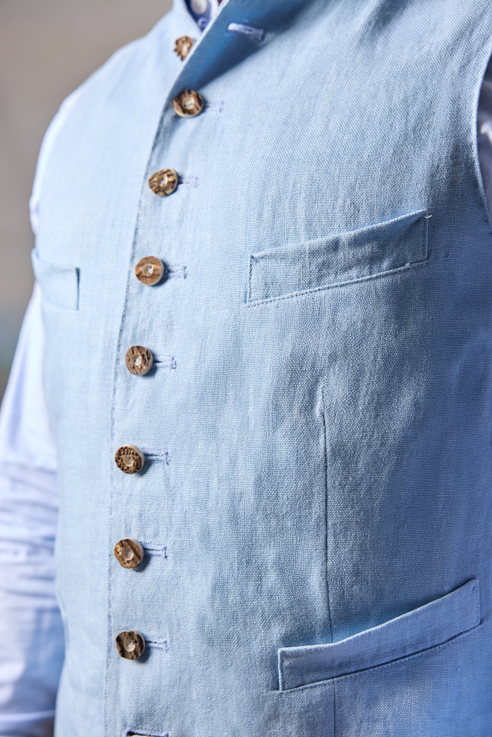 Linen gilet Friedrich