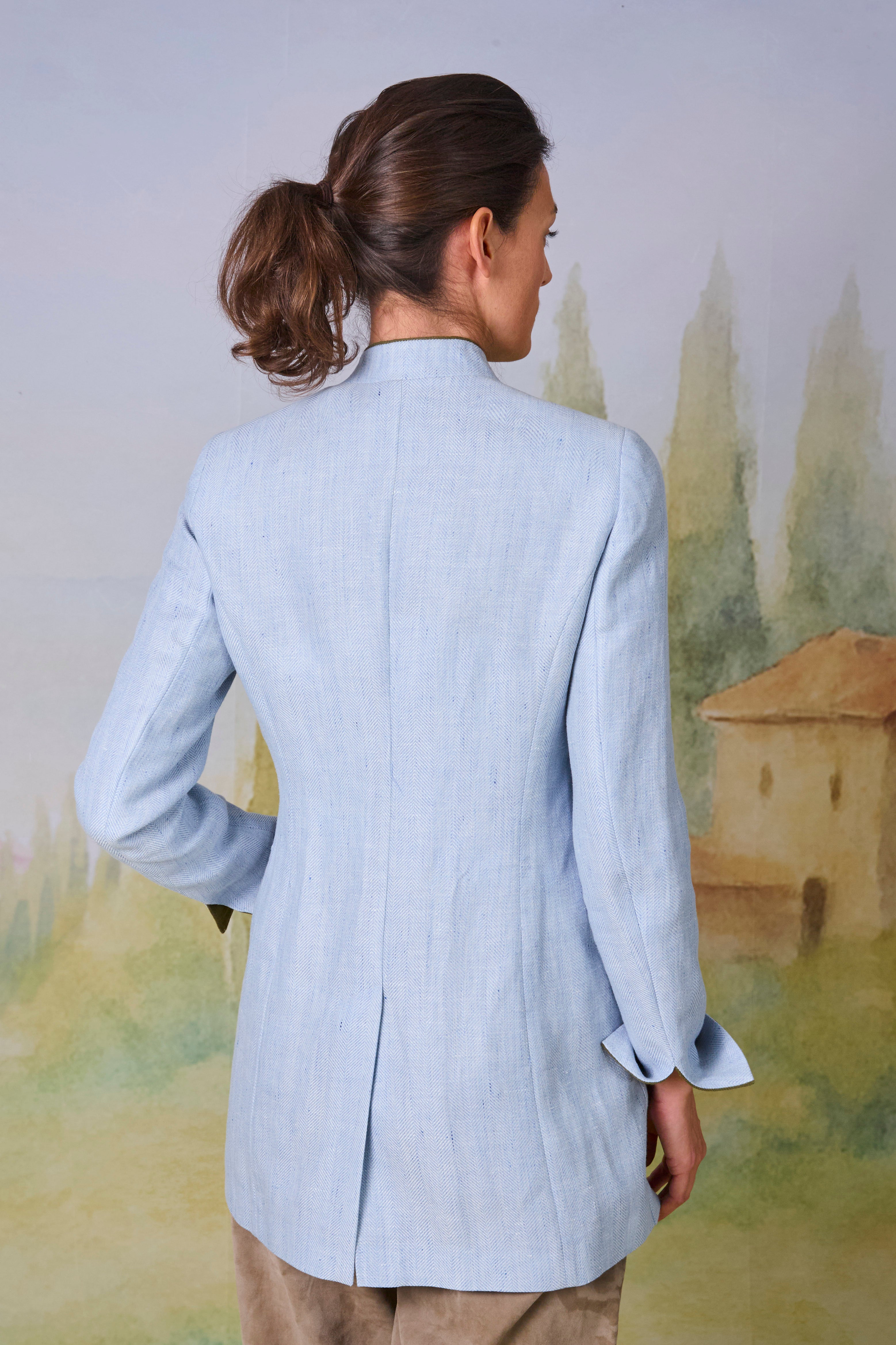 Blazer Alma in Spina Piatta