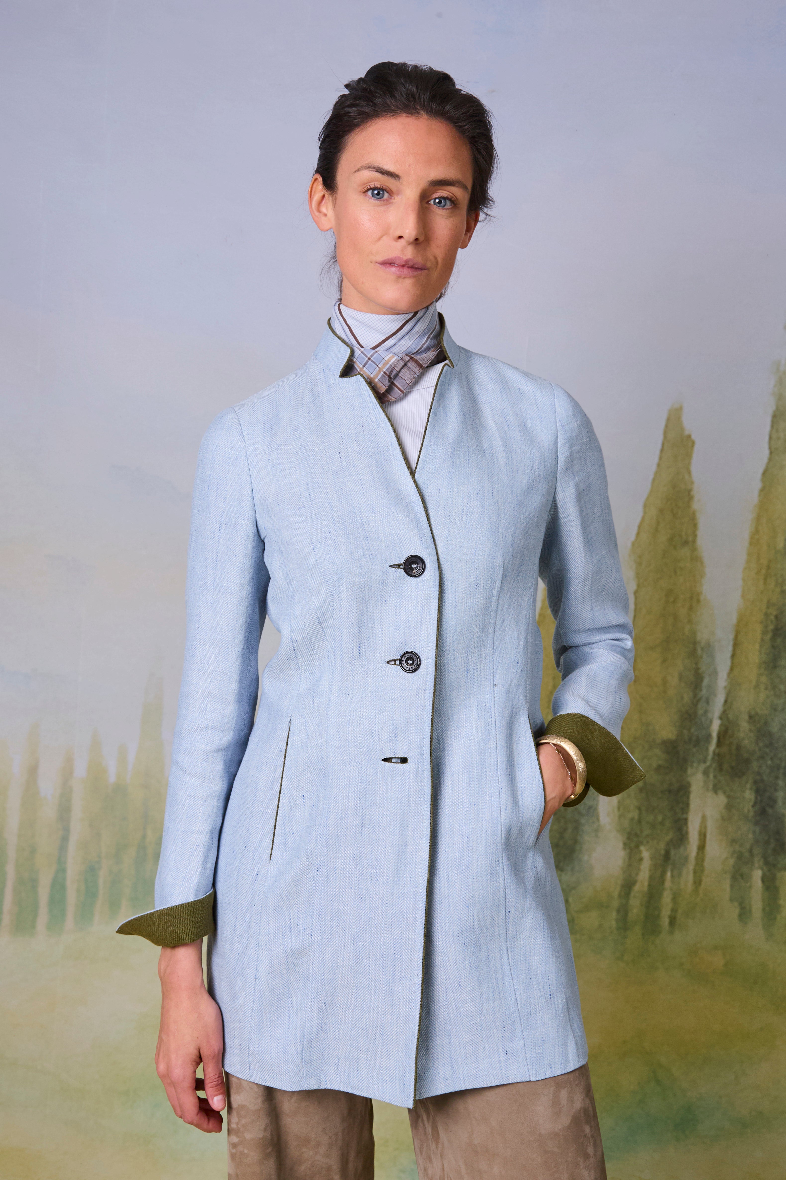 Blazer Alma in Spina Piatta