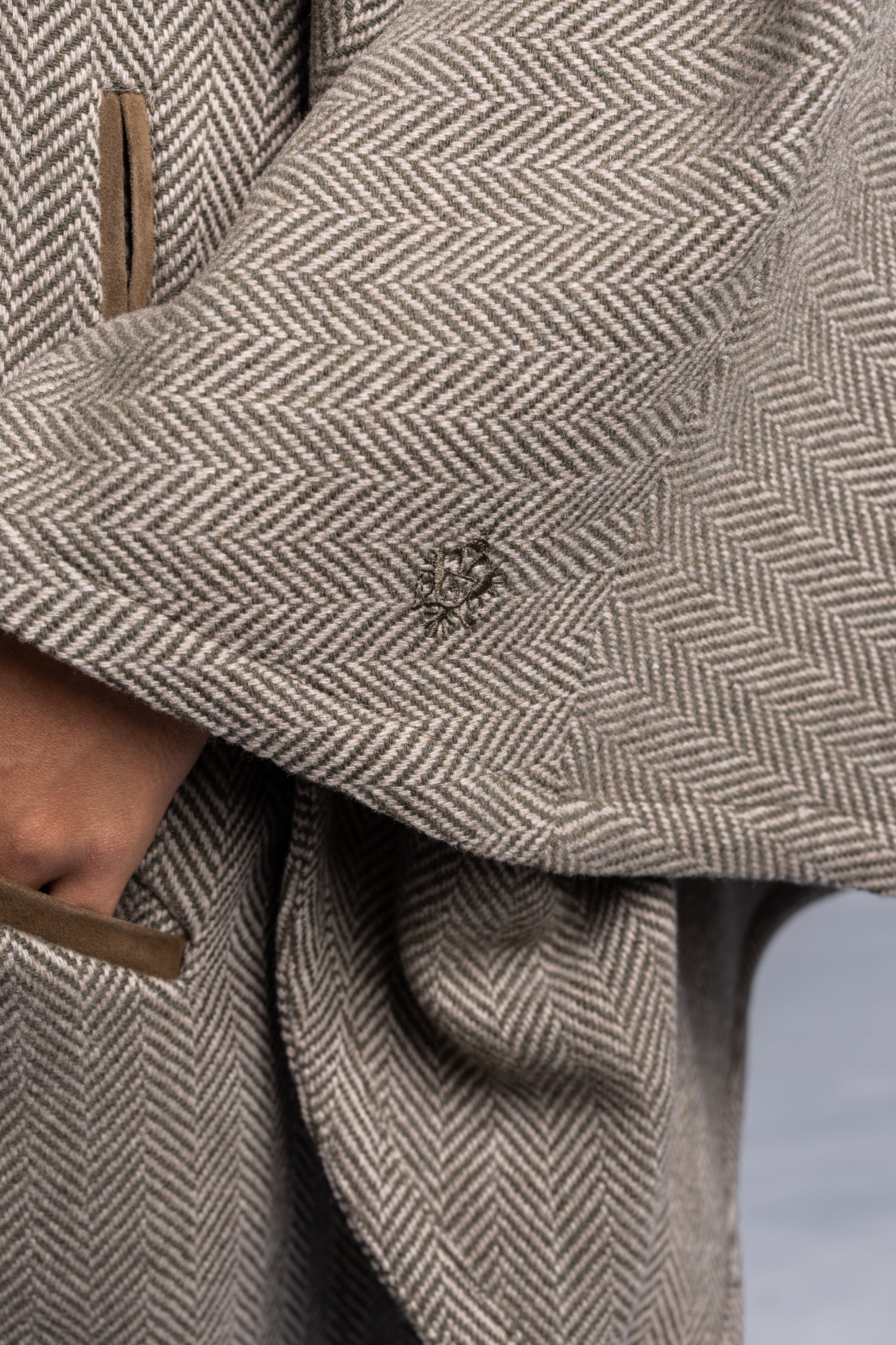 Jagdcape Kolbenturm Fischgrat