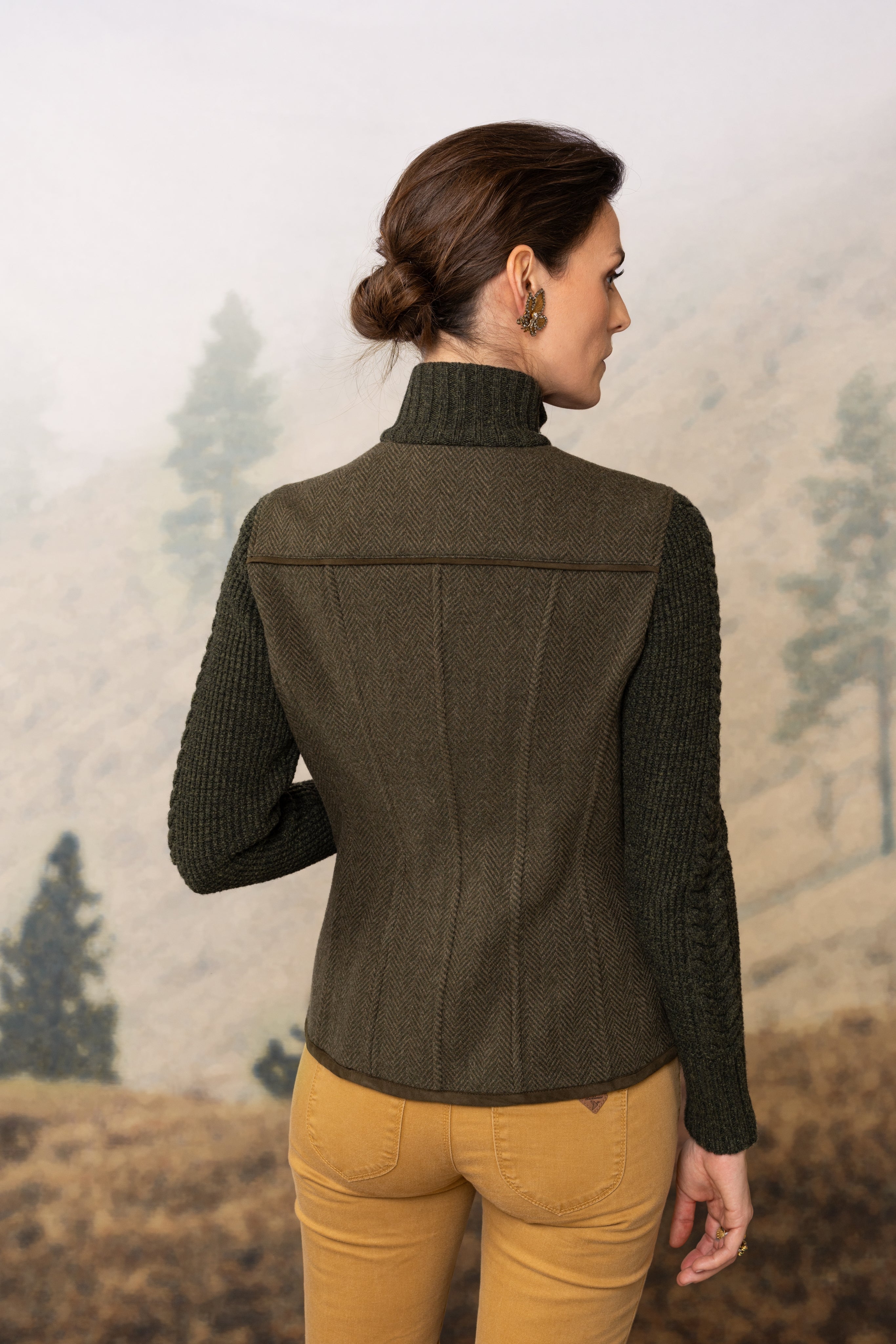 Jacke Cleo Fischgrat