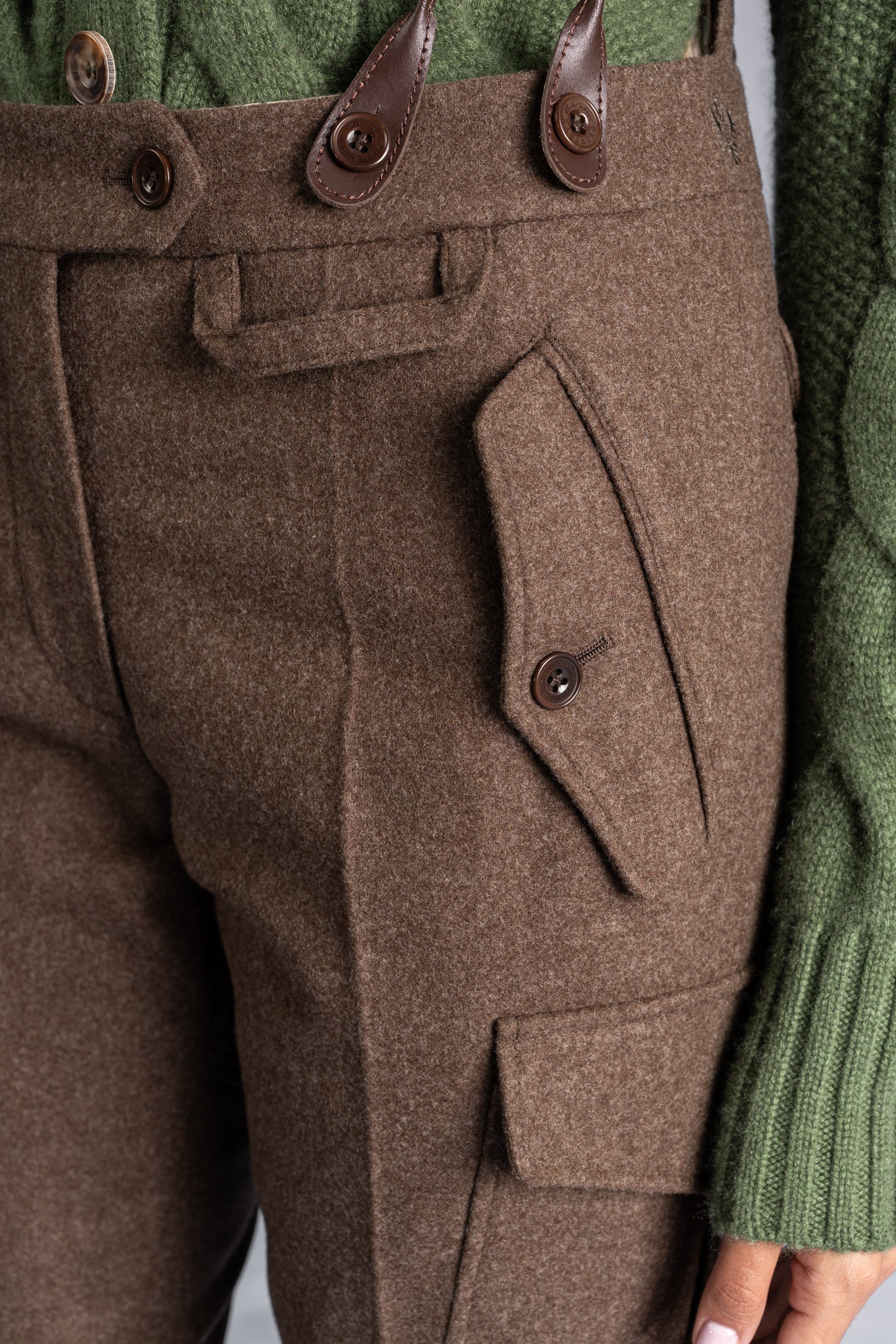 Jagdhose Prebersee mit Samtkanin