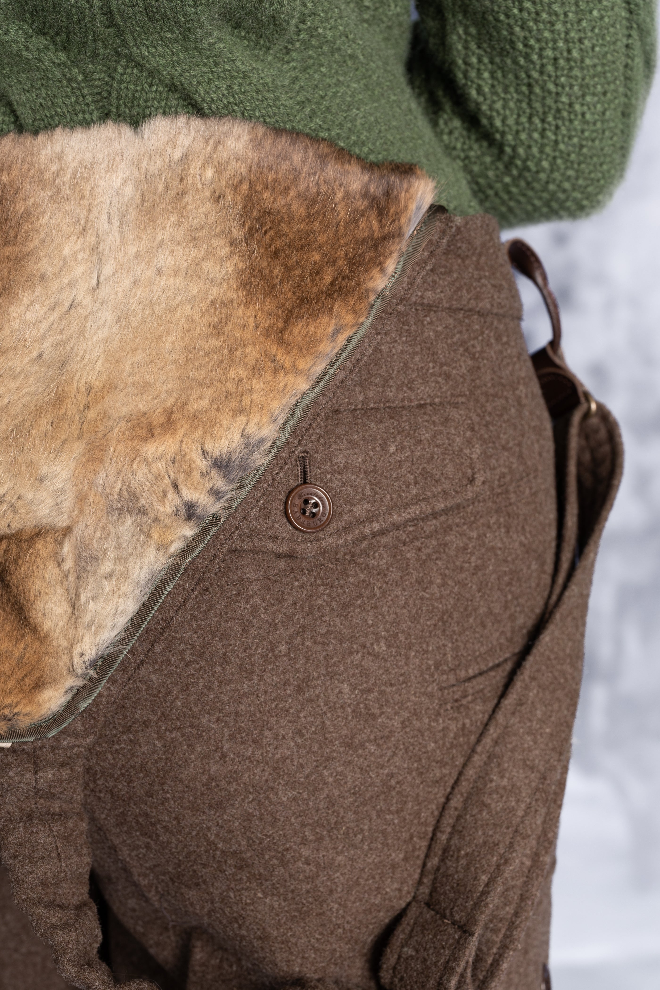 Jagdhose Prebersee mit Samtkanin