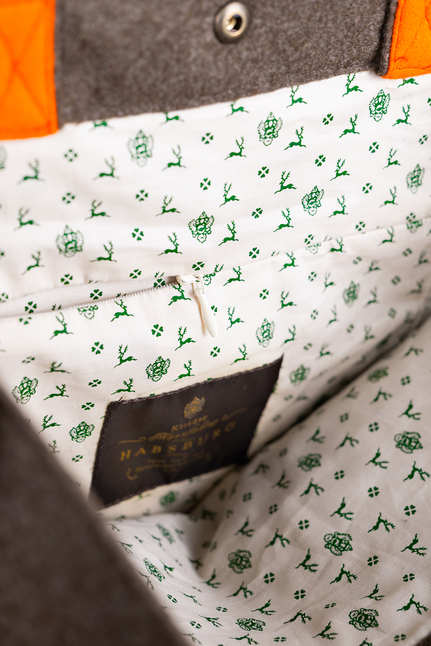 Loden bag Made from Erzherzog Johann Loden