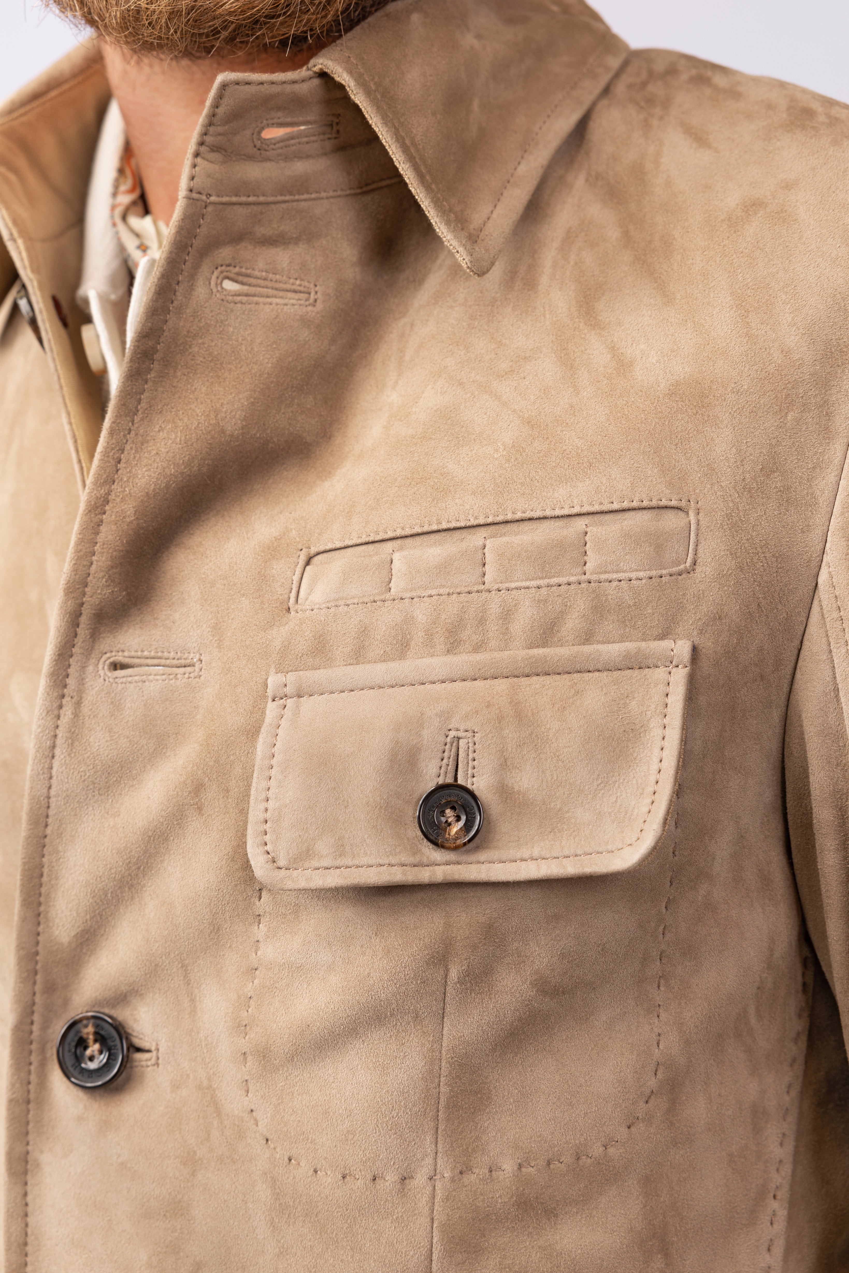 Silberegg in suede leather