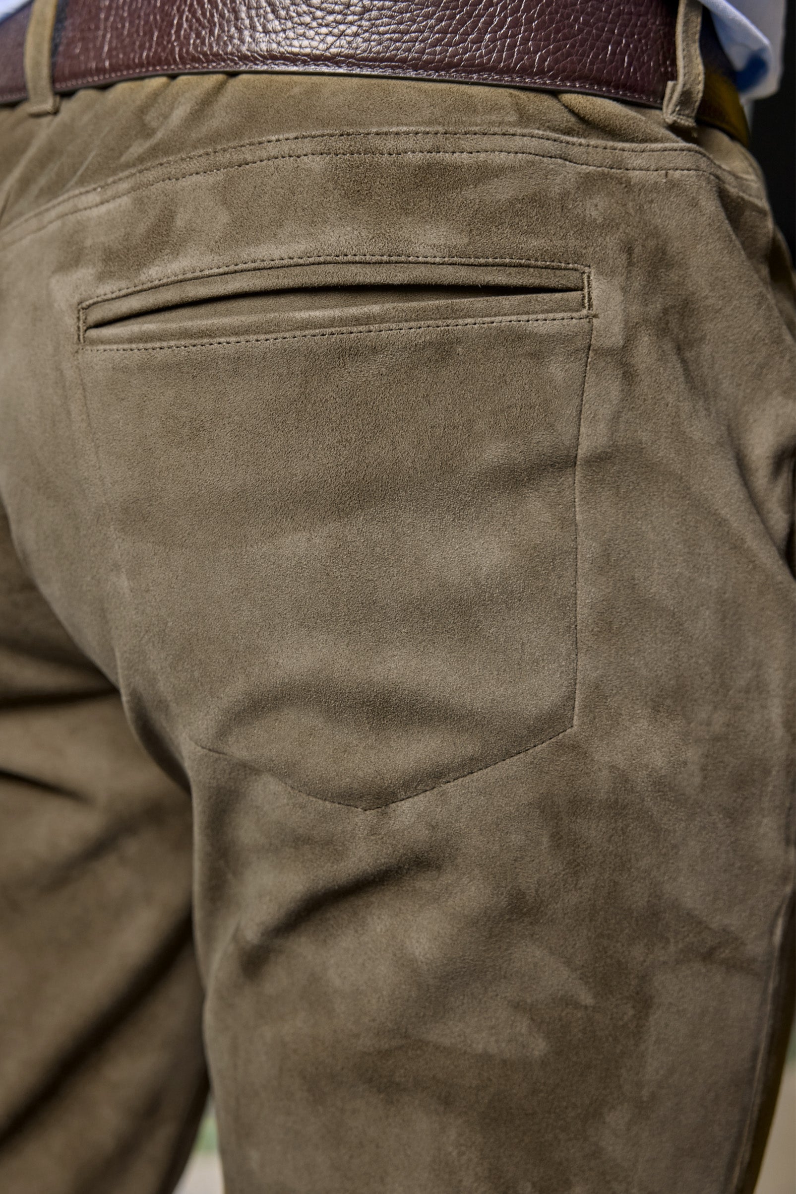 Ludwig suede leather pants