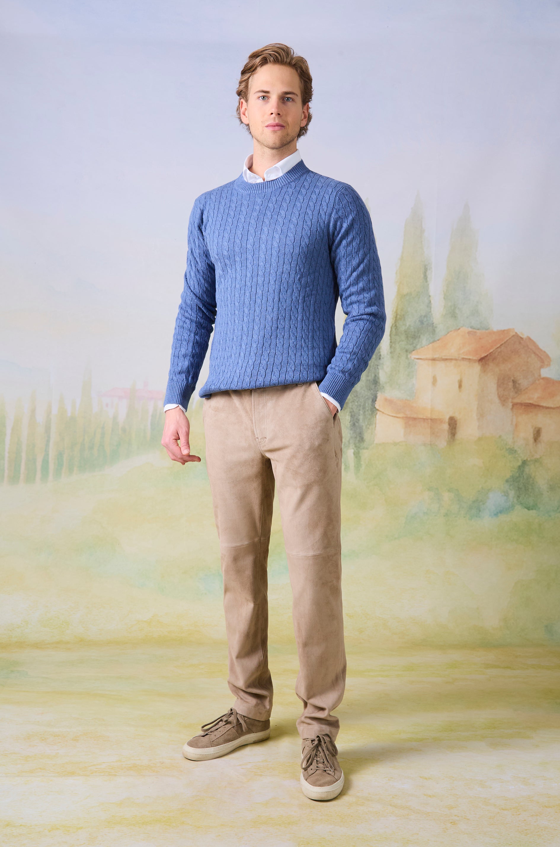 Ludwig suede leather pants