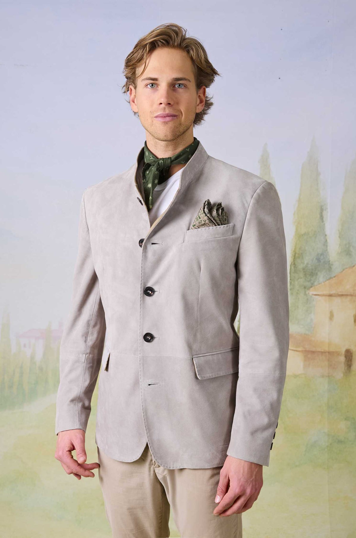 Jacke Vincent in Veloursleder