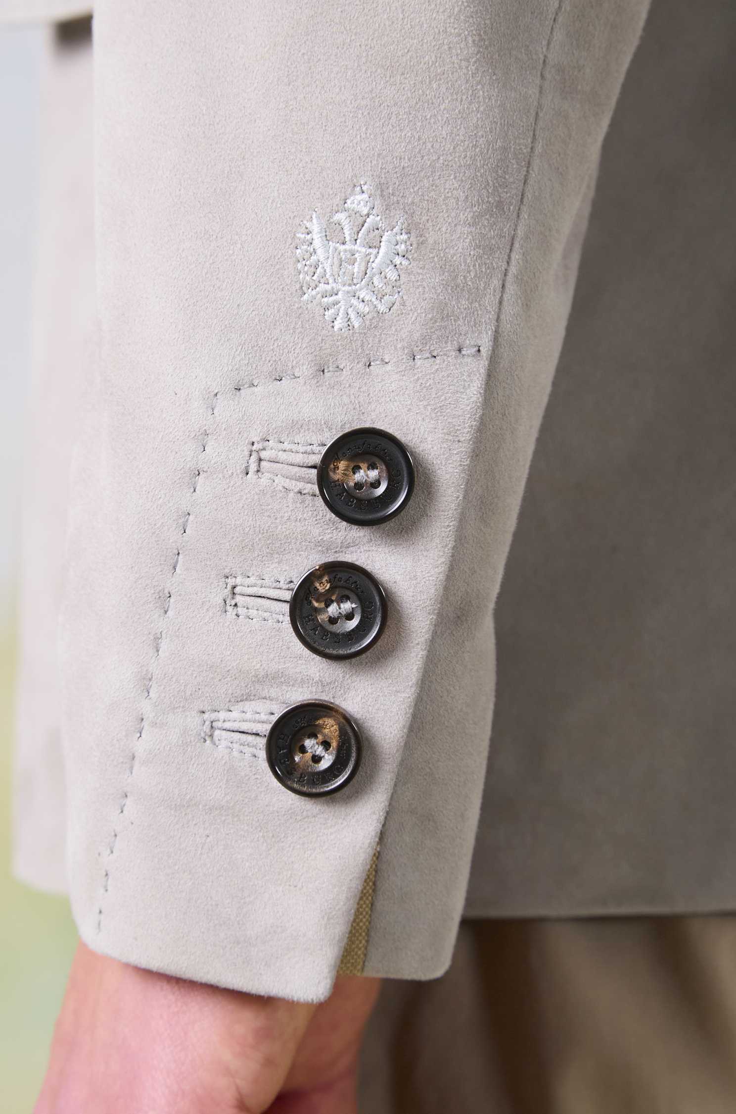 Jacke Vincent in Veloursleder