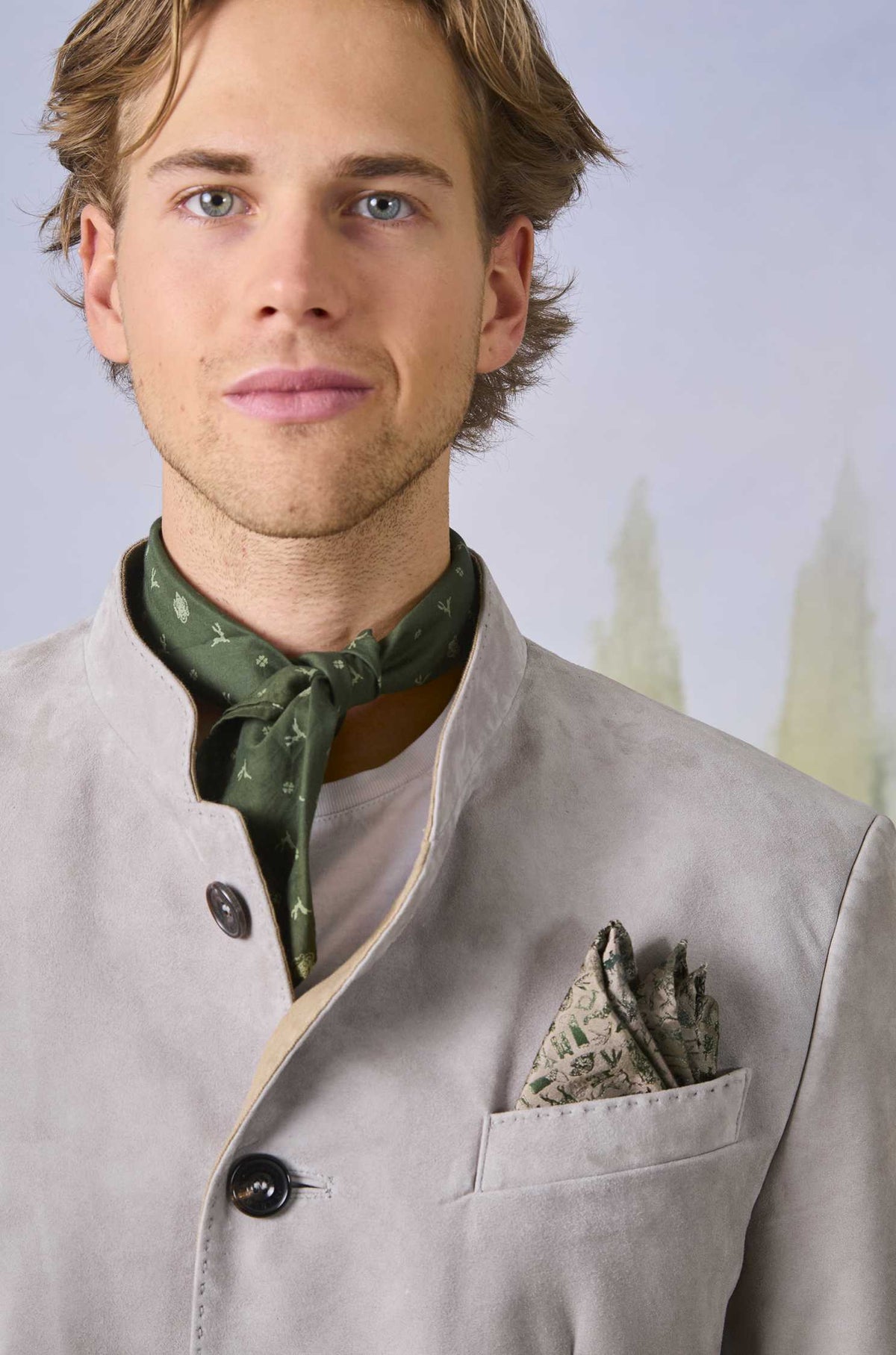 Jacke Vincent in Veloursleder