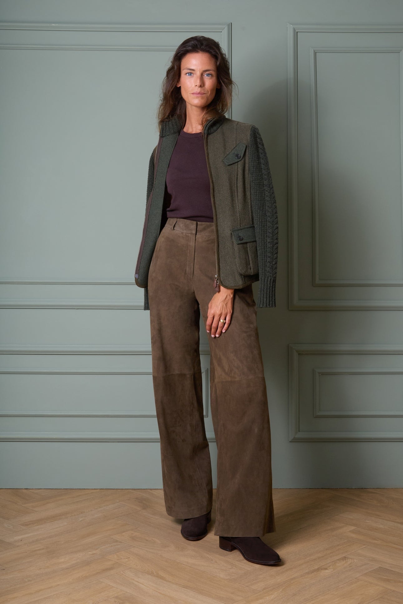 Pants Rodaun in Lamb Suede