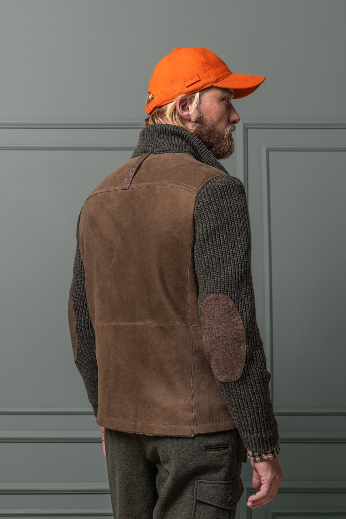 Lammfelljacke Riedegg mit Strickärmeln