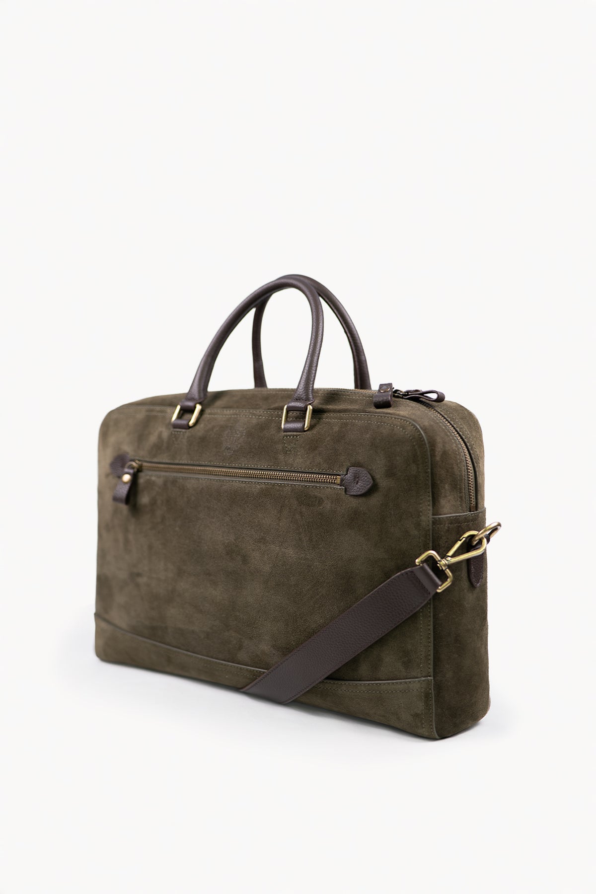 Laptoptasche Aster aus Veloursleder
