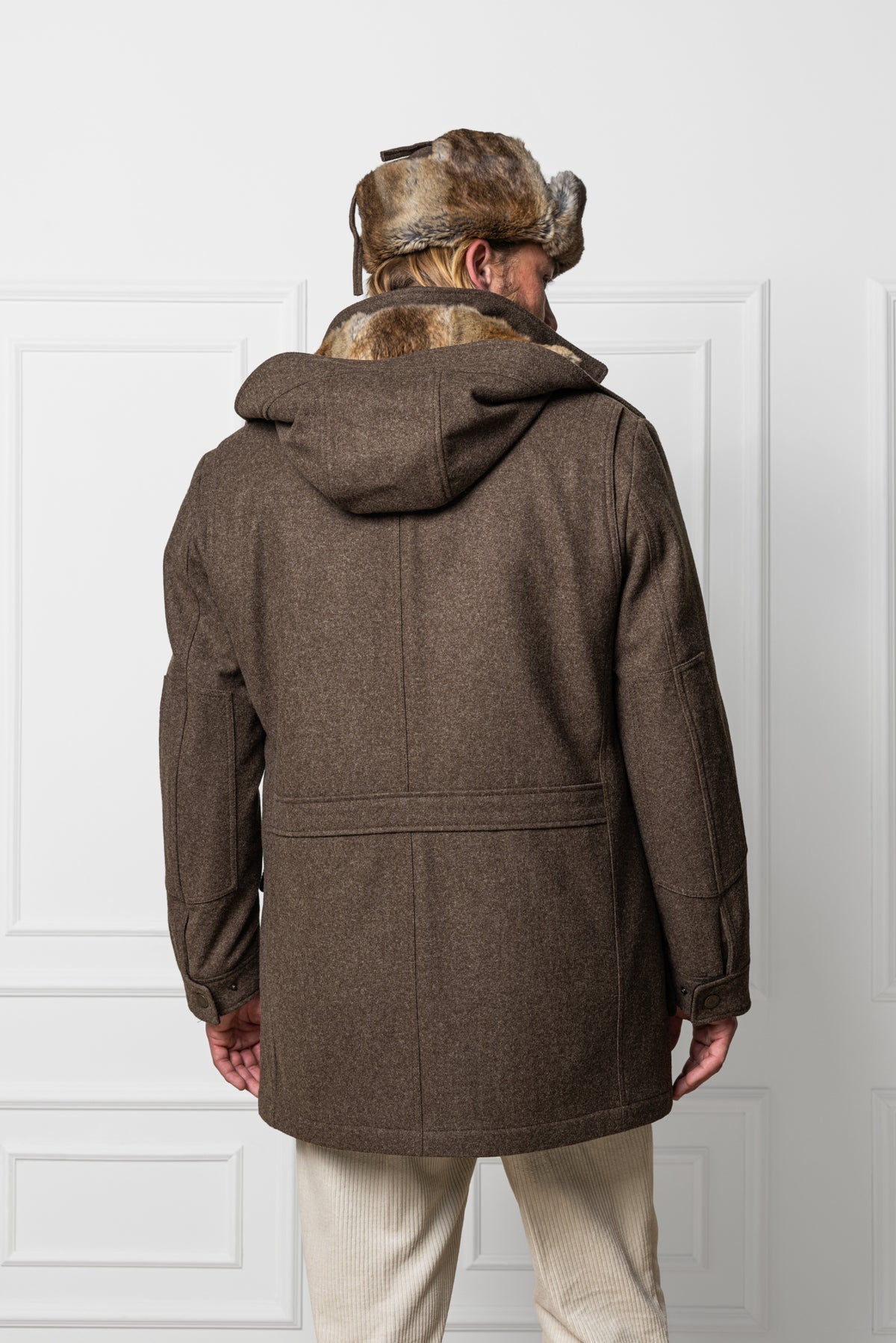 Lodenparka Antonius mit Samtkanin