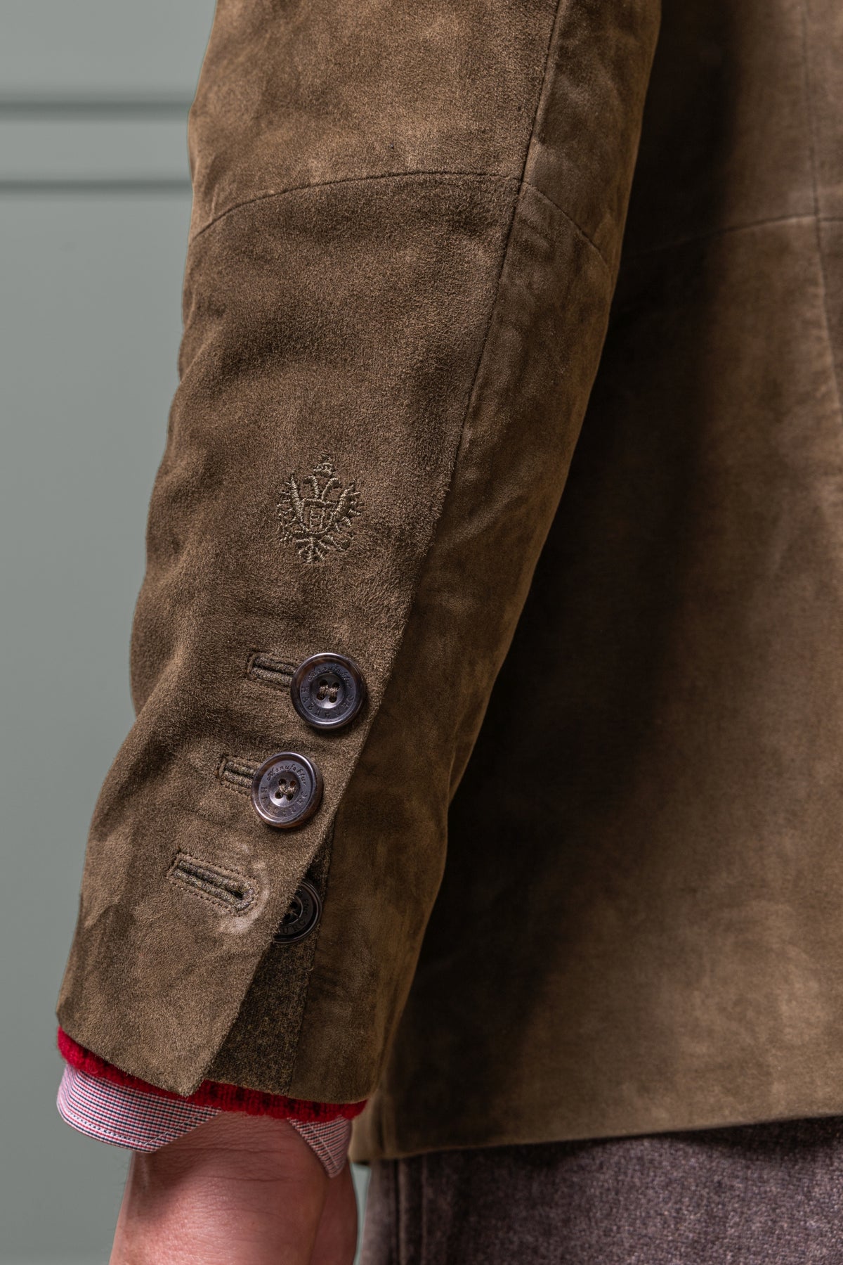 Leather Jacket Alfred in Lamb Suede