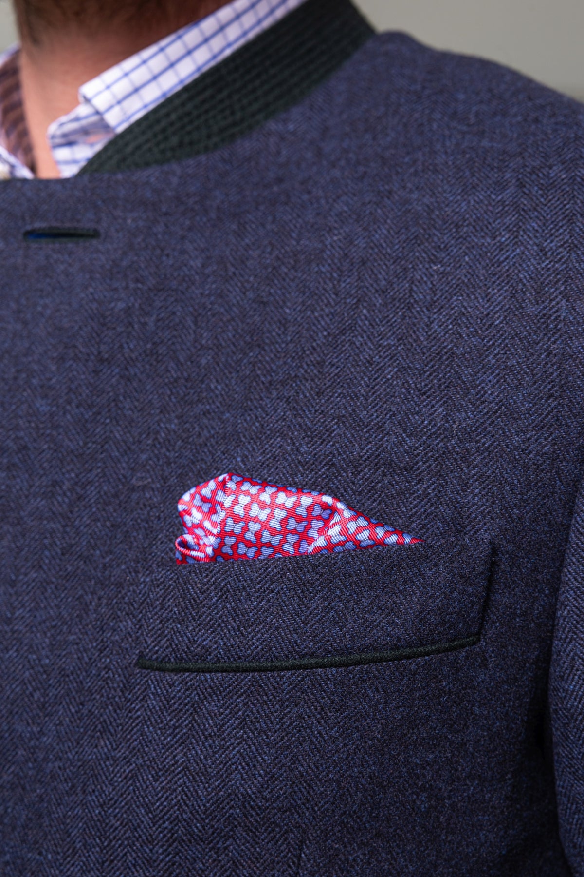 Wool Blazer Johann Karl in Herringbone