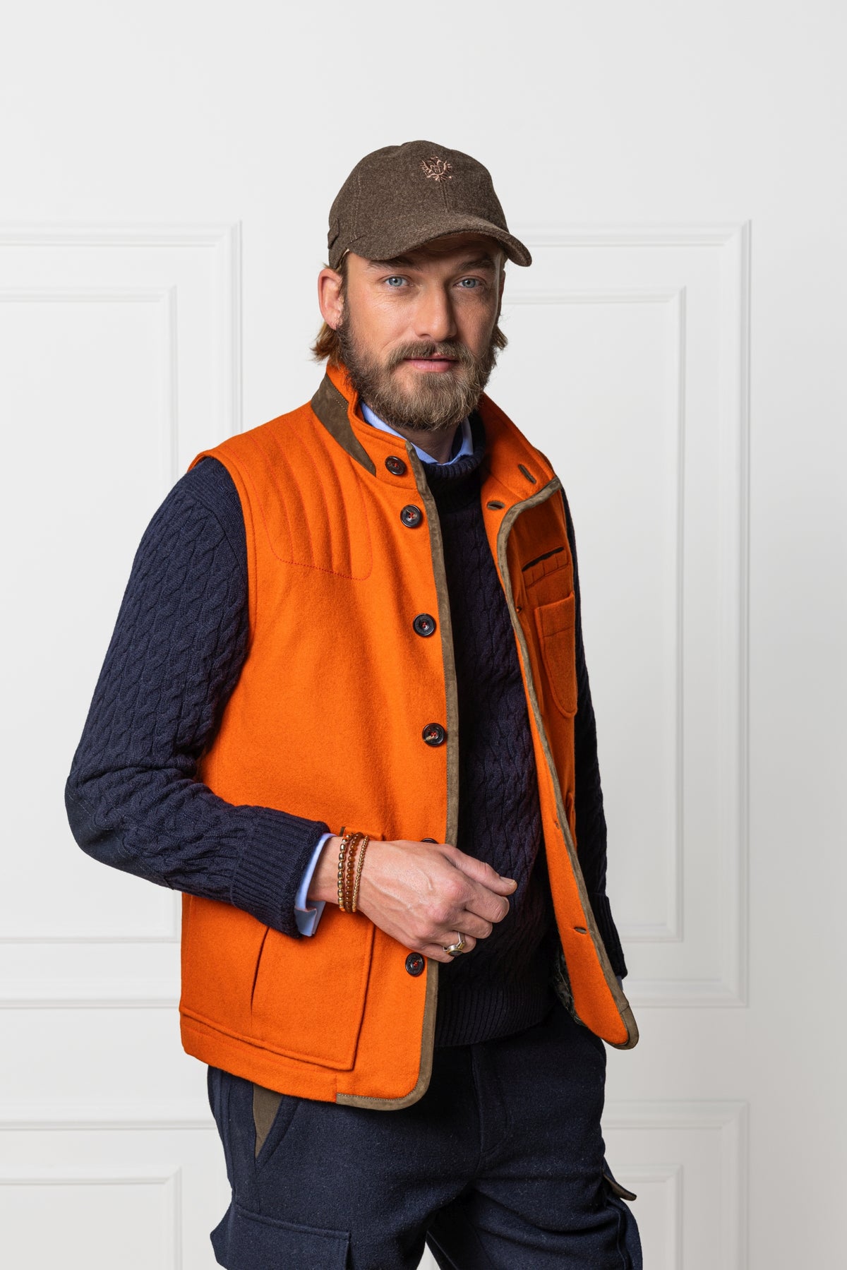 Loden Vest Kerscheneck