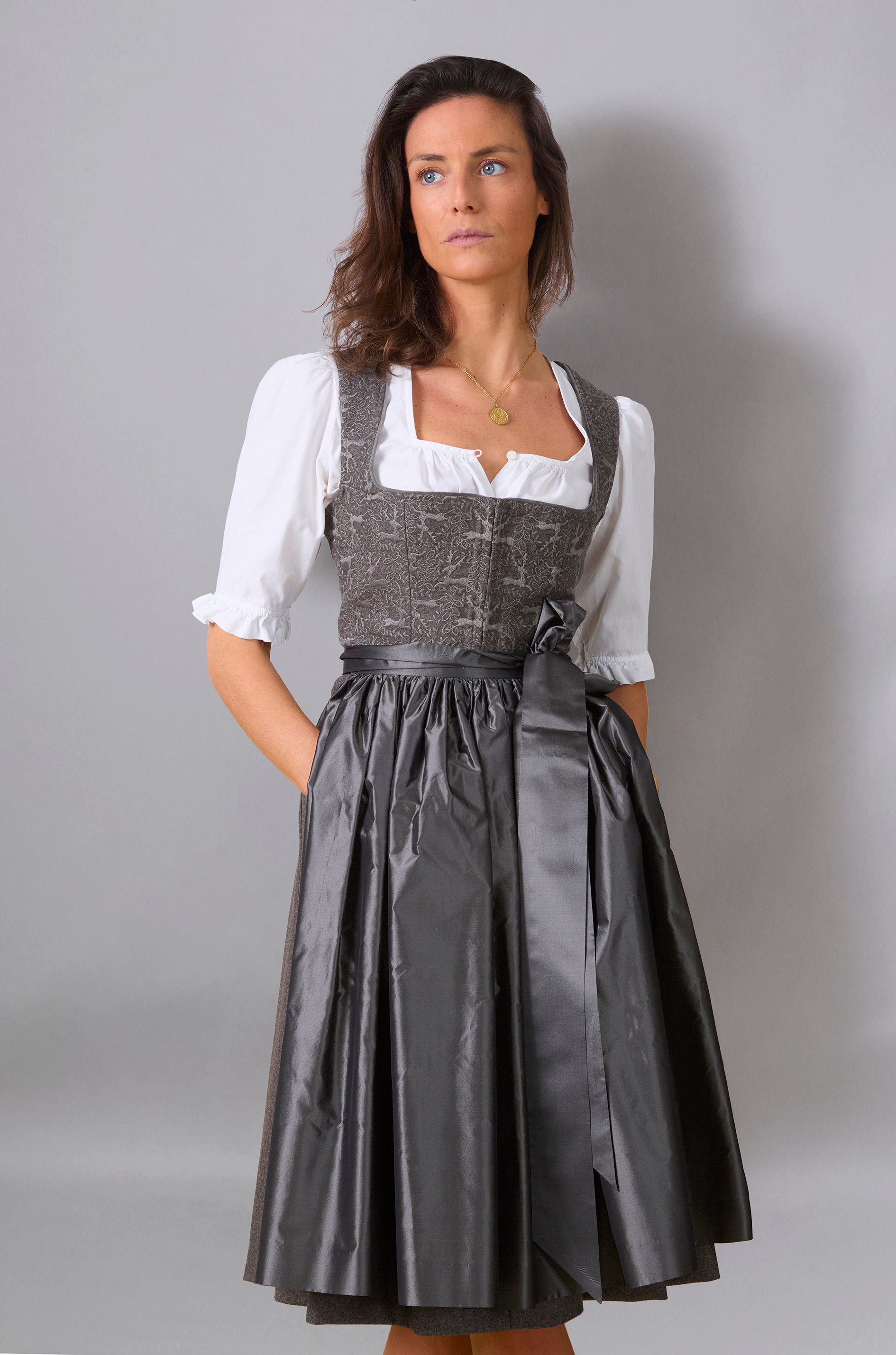 elegant evening dresses with sleeves Bateau Neck Two Piece Black Long Sleeves Prom Dress PG319 US8 / Custom Color