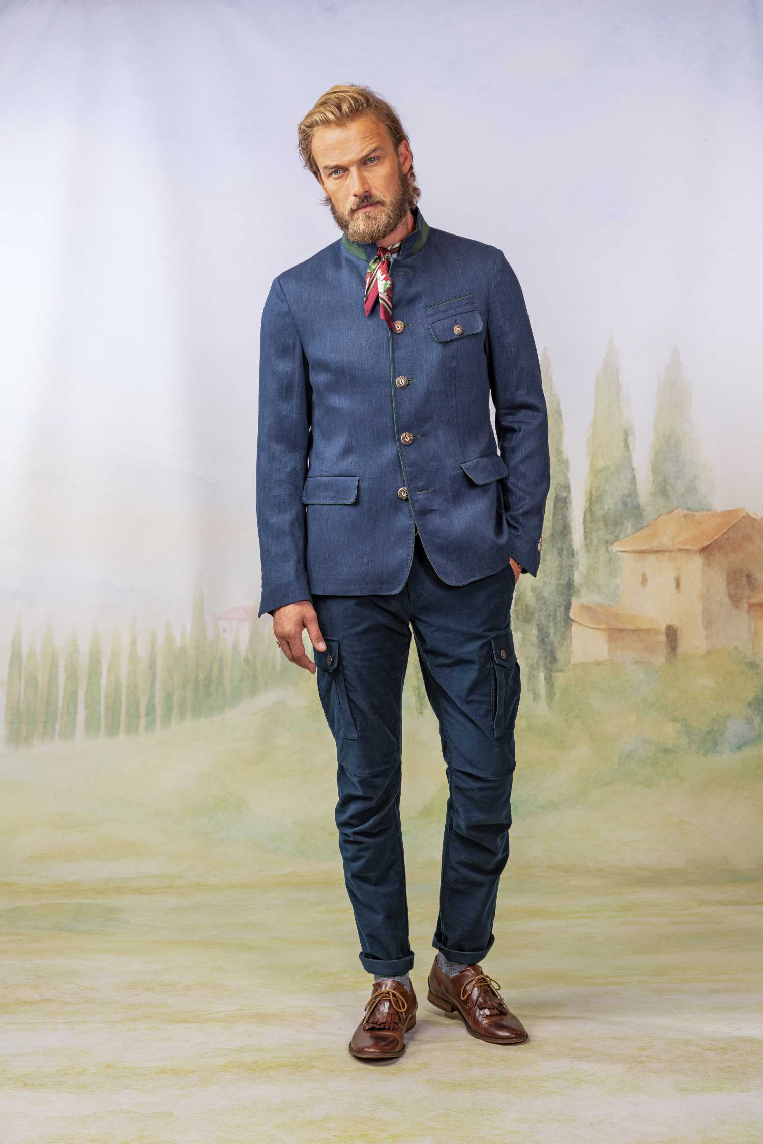 Jakob in Tinto Filo Stretch