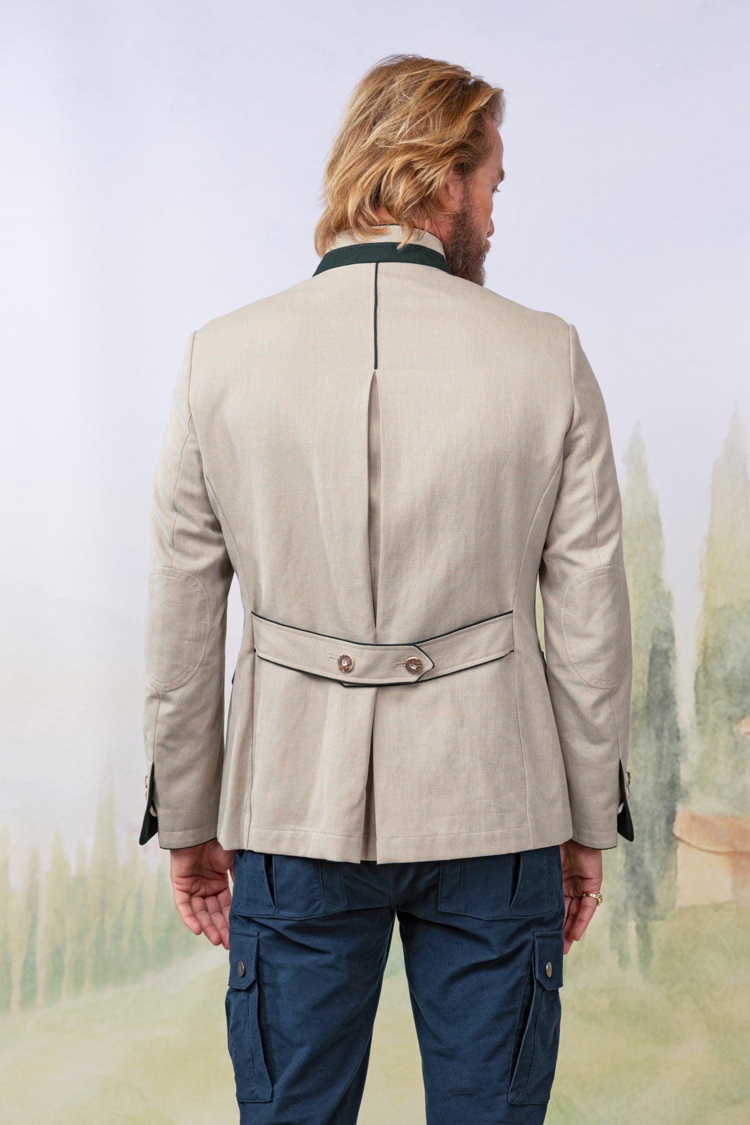 Jacke Adrian in Jägerleinen