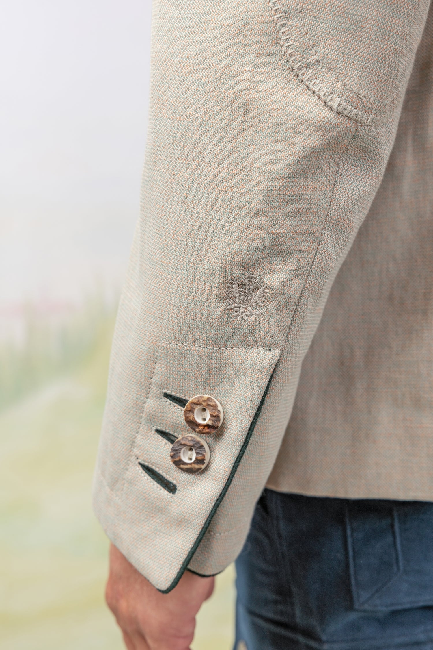 Jacket Adrian in Jägerleinen