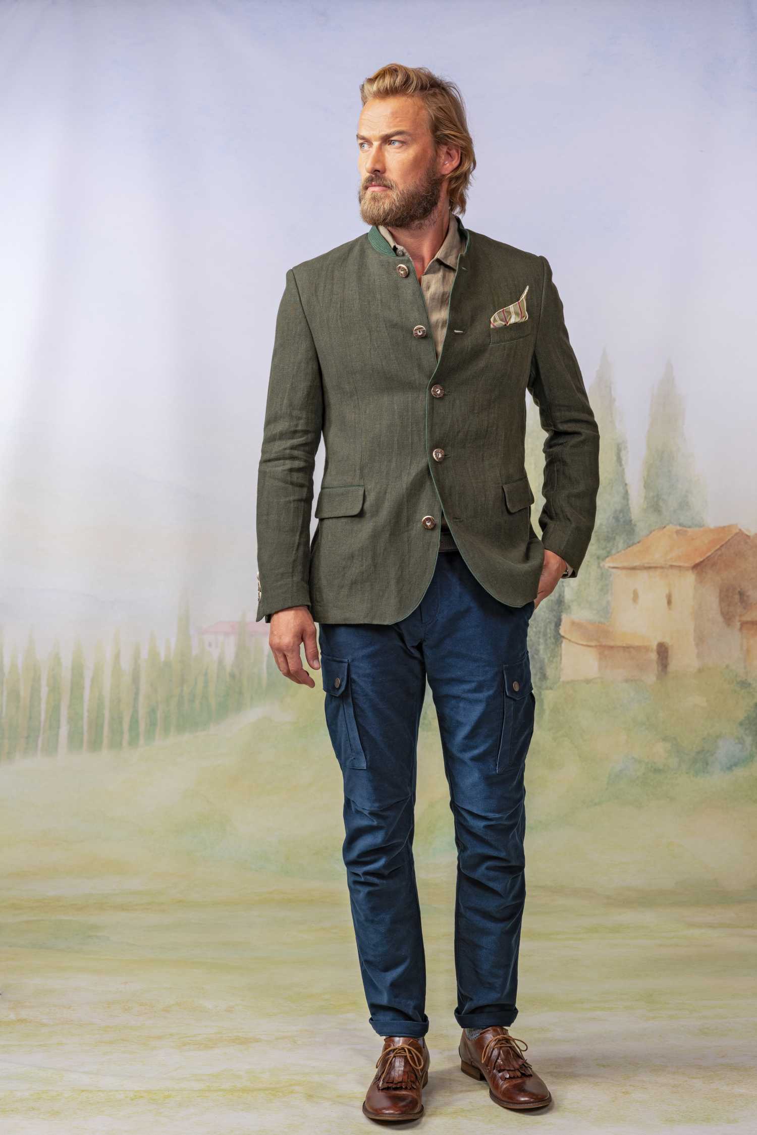 Johann Karl in Bauernleinen