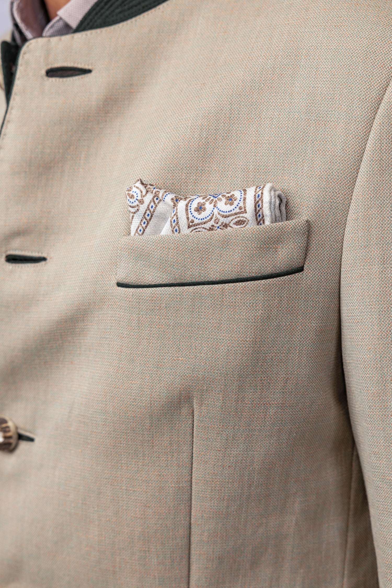 Jacket Johann Karl in Jägerleinen