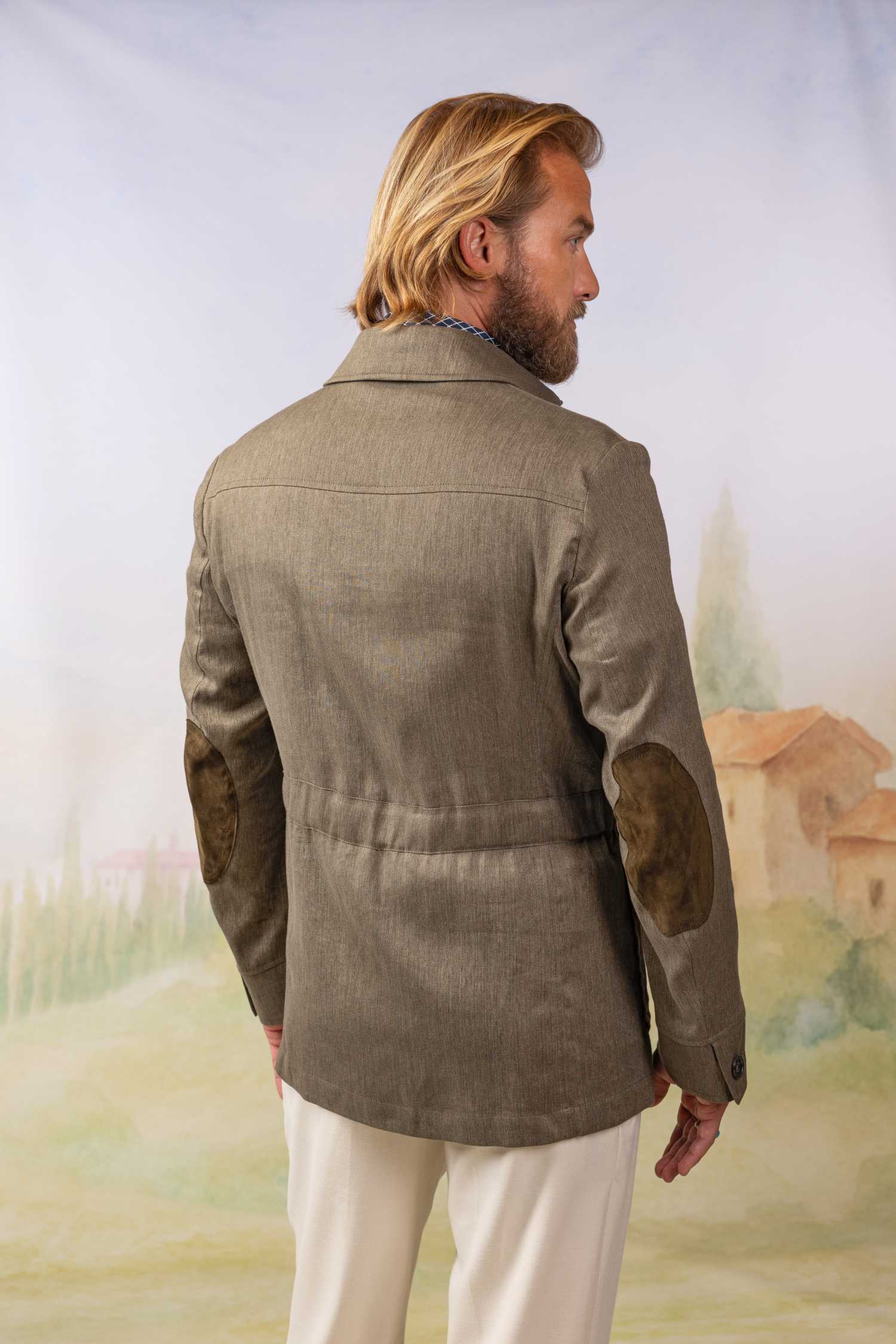 Jacke Feistritz in Leinen