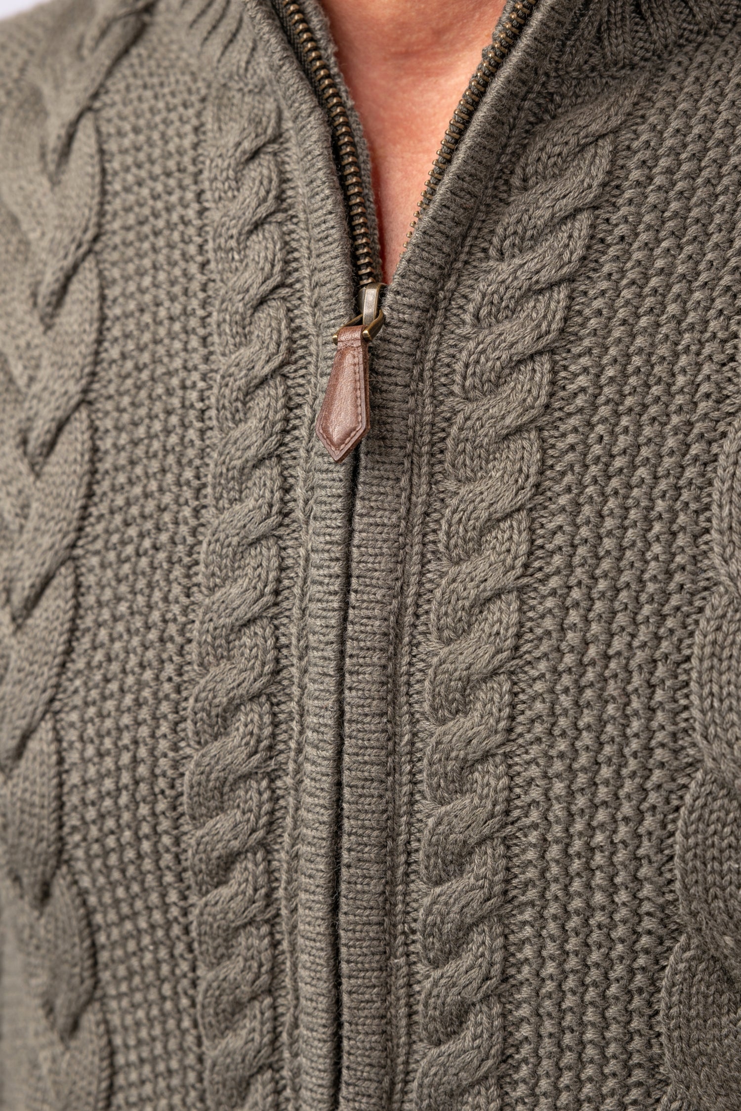 Knitjacket Davide in Cotton-Cashmere blend