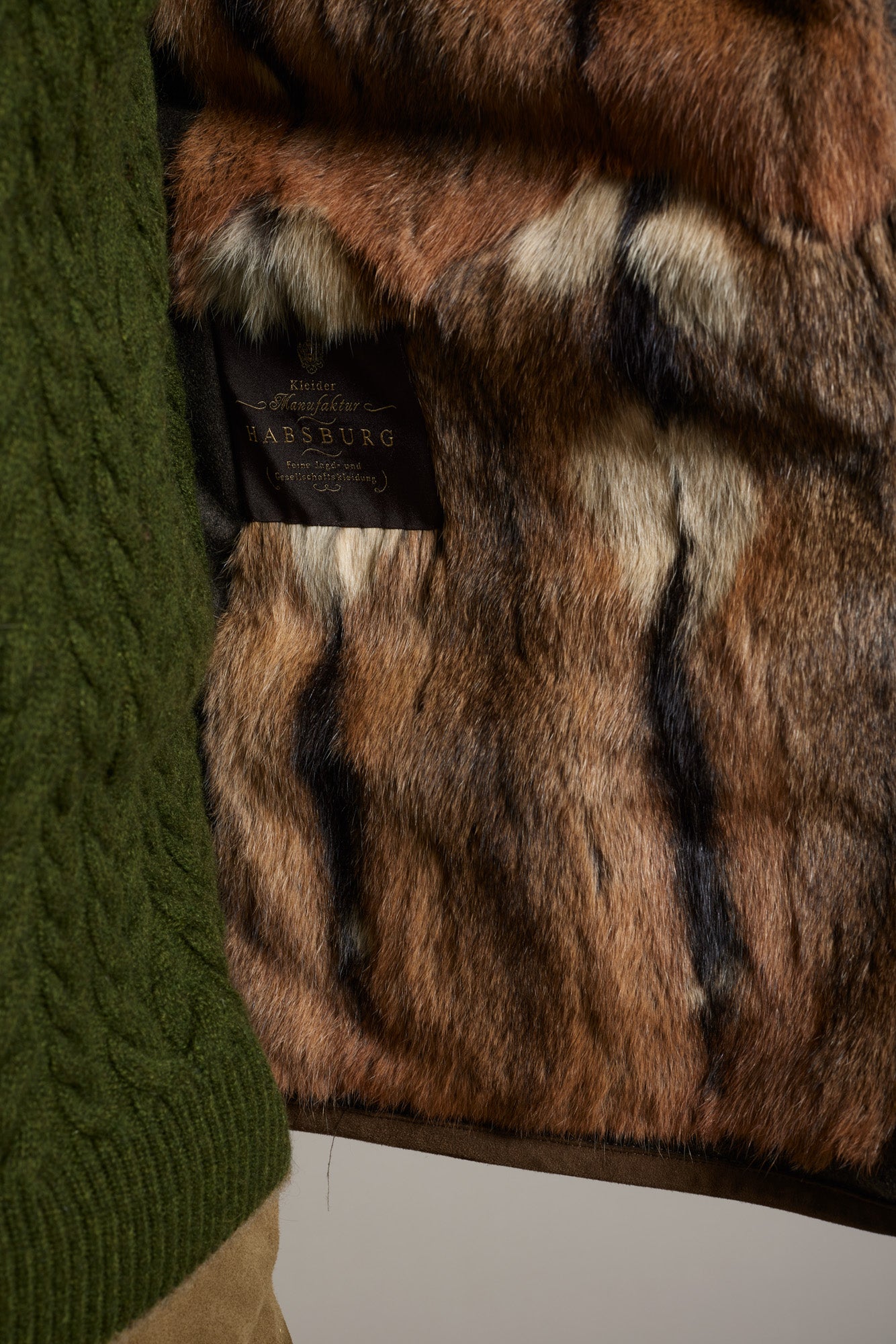 Gilet Ambros with Hamster Fur