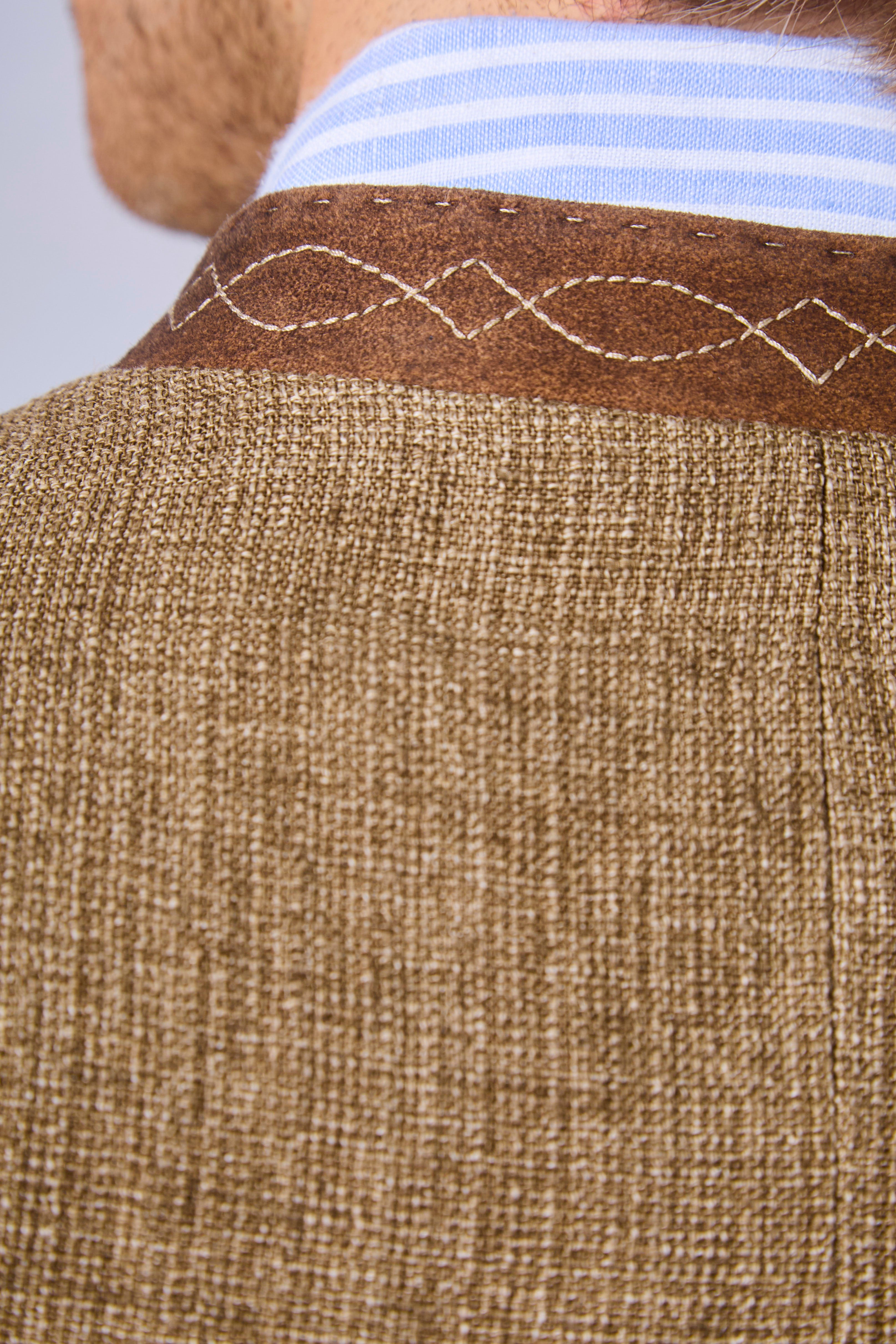 Gilet Friedrich in Lino Delavé