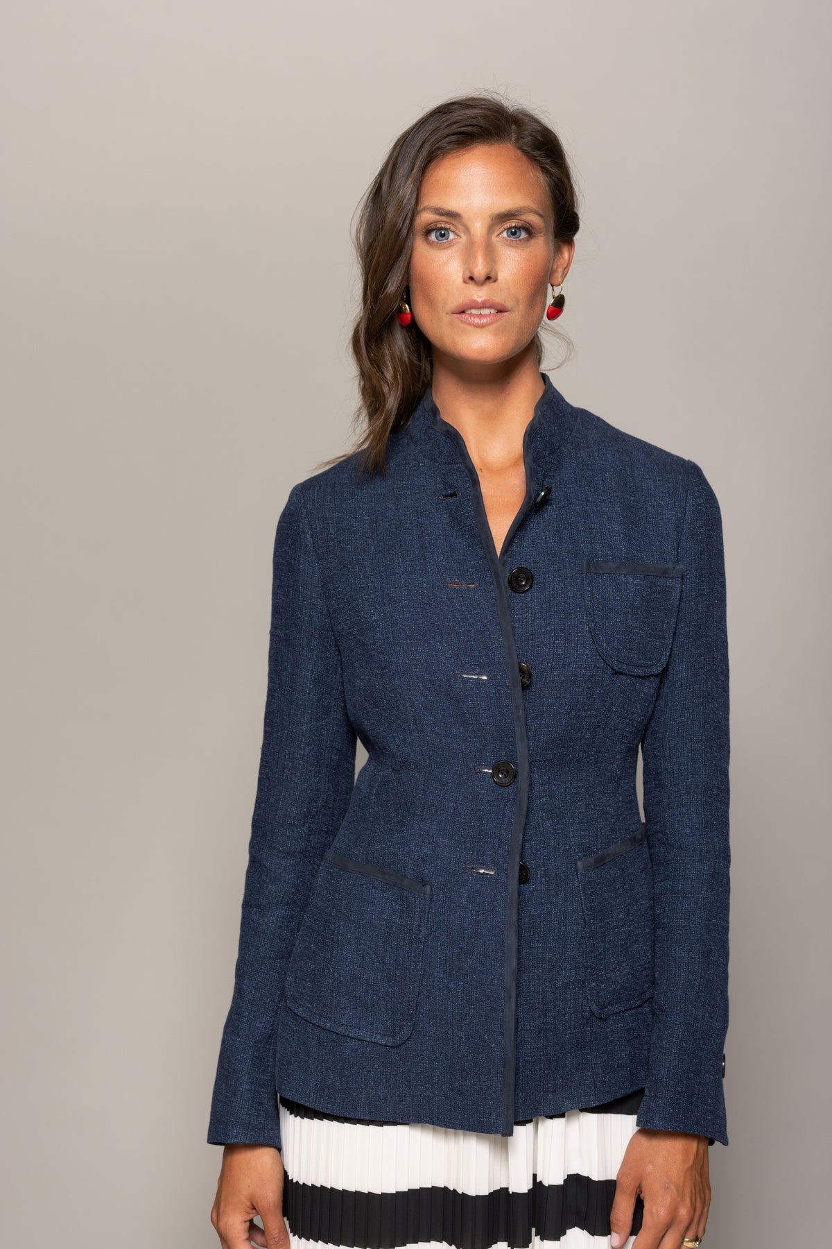Veste Femme Habsburg Kleidermanufaktur Theresia – Taille EU 38 / US 8 (M) – Soie Multicolore, Neuve Sans étiquettes