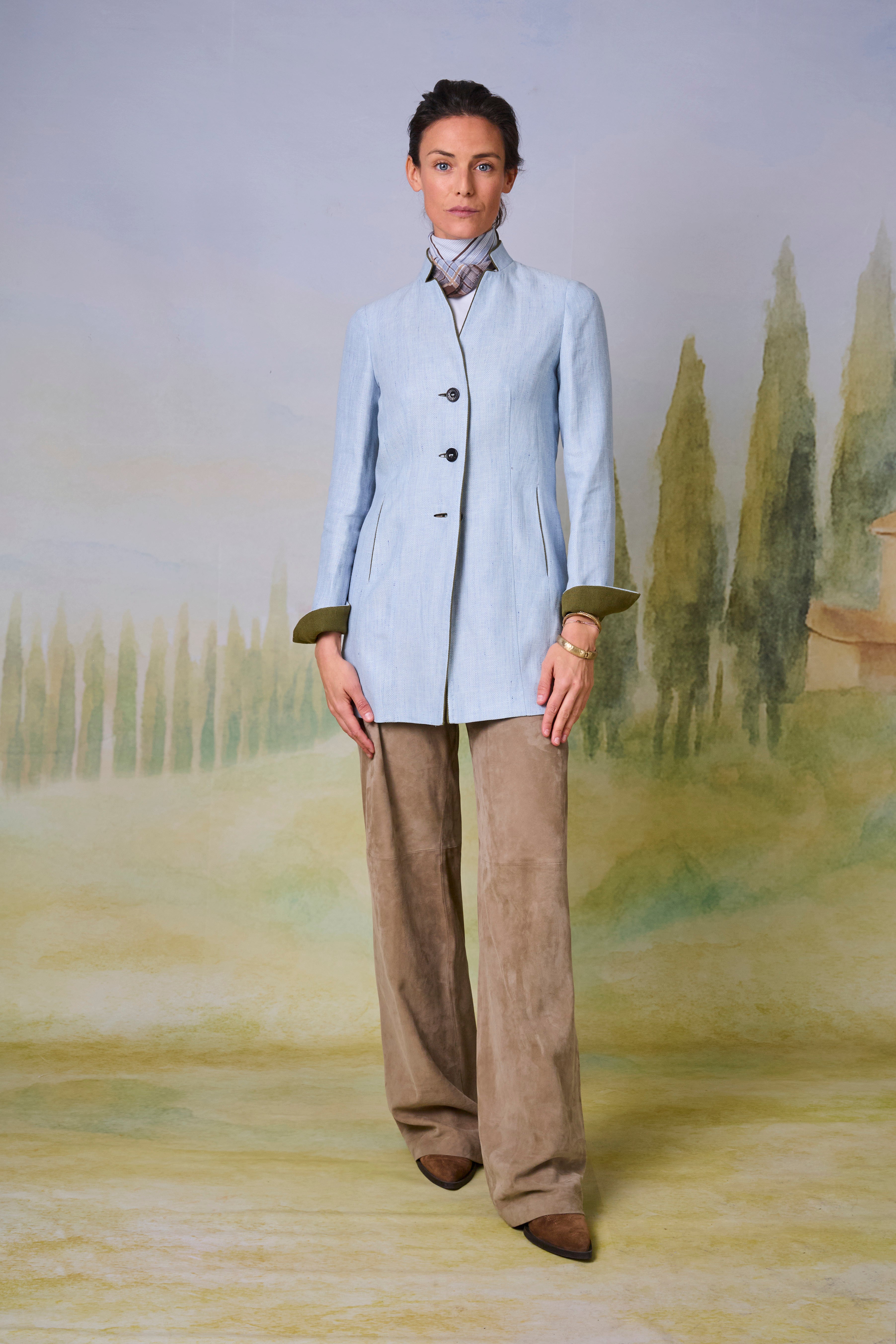 Blazer Alma in Spina Piatta