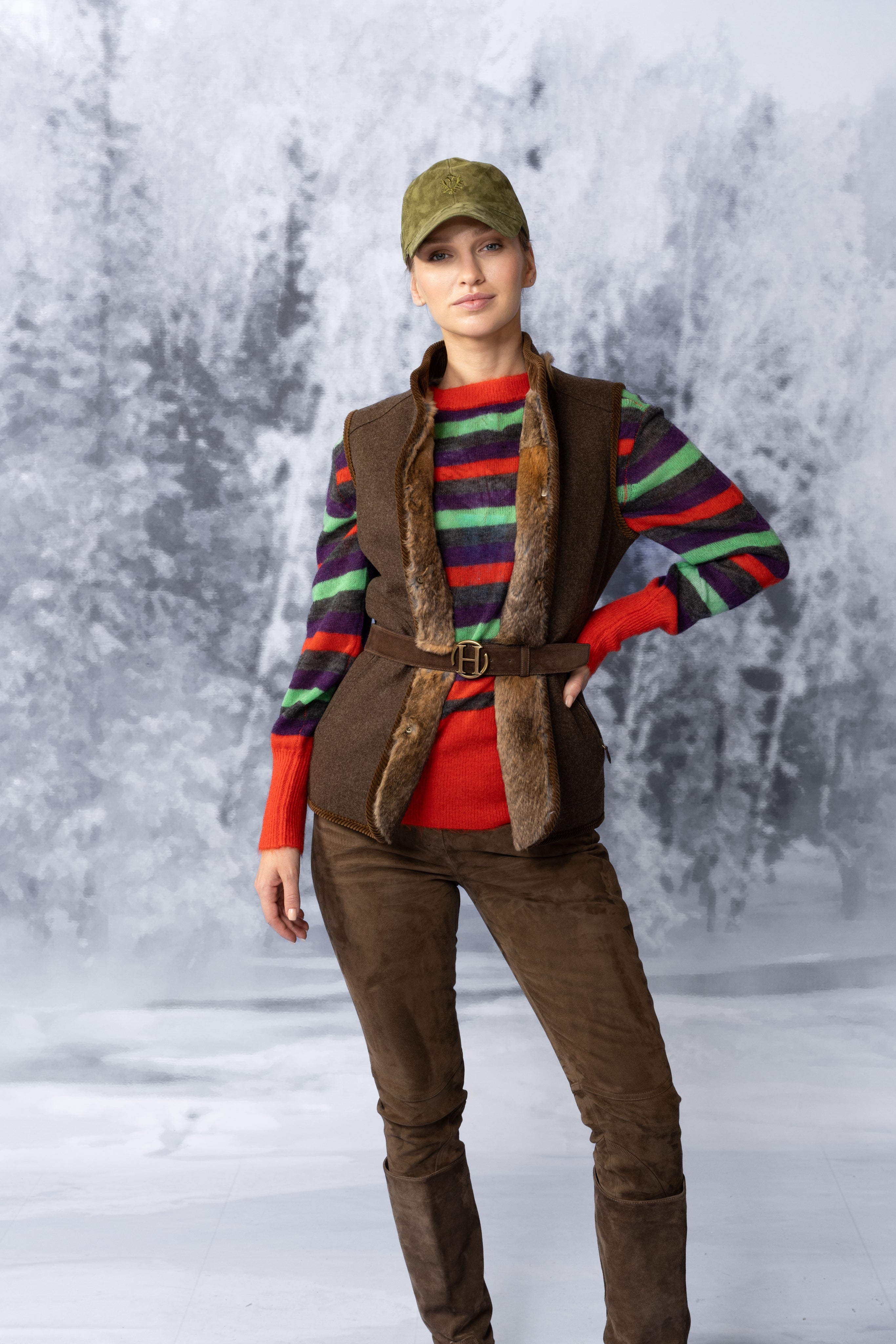 Vest Wolkersdorf with Fur-inlay