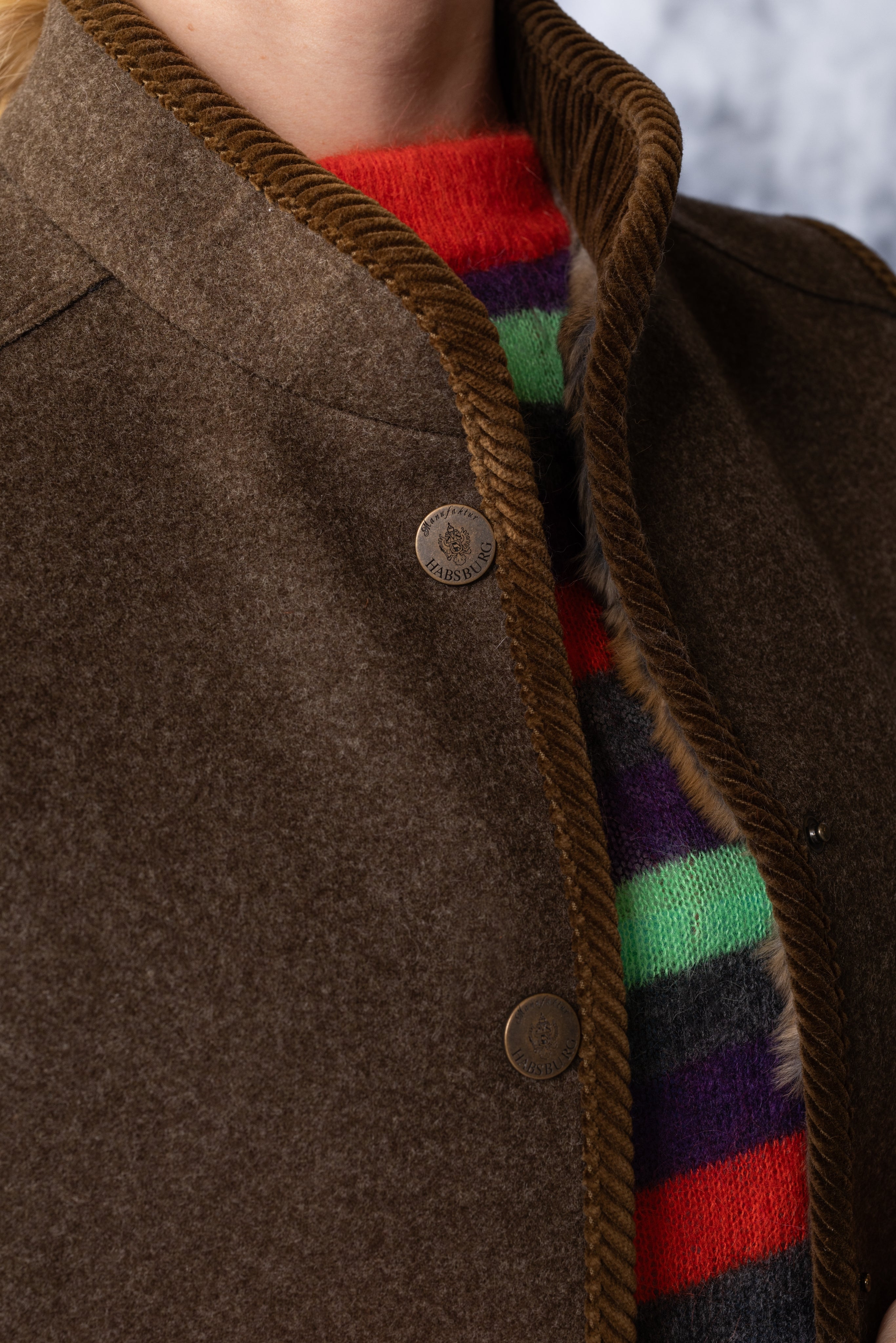 Vest Wolkersdorf with Fur-inlay