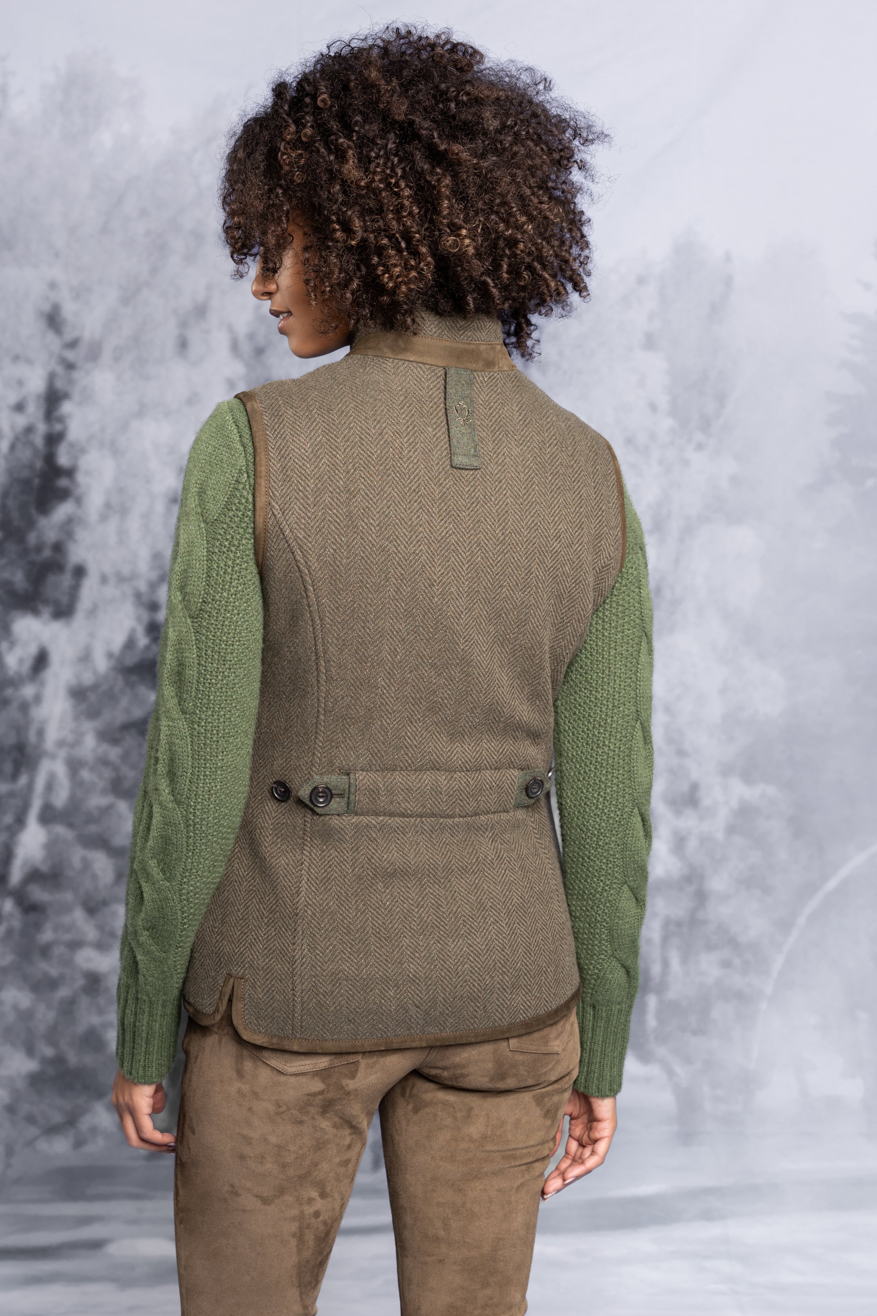 Gilet Falkenstein Fischgrat