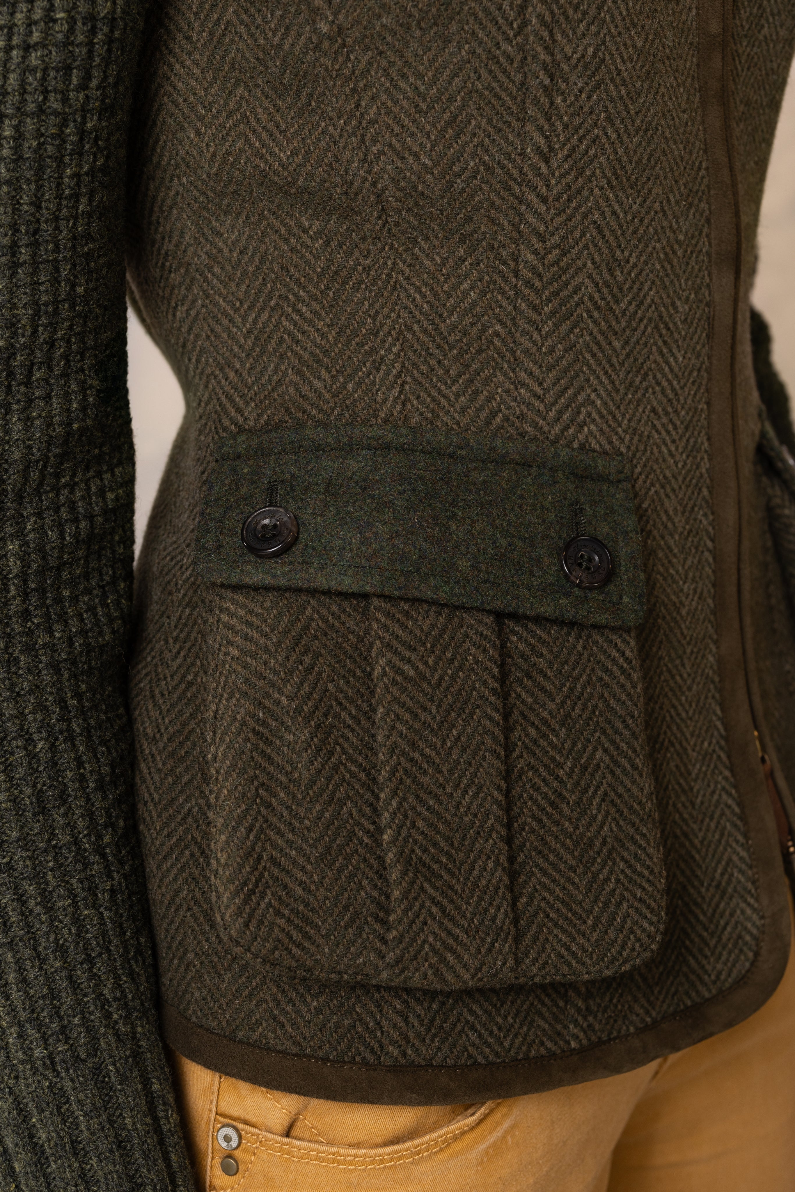 Jacke Cleo Fischgrat