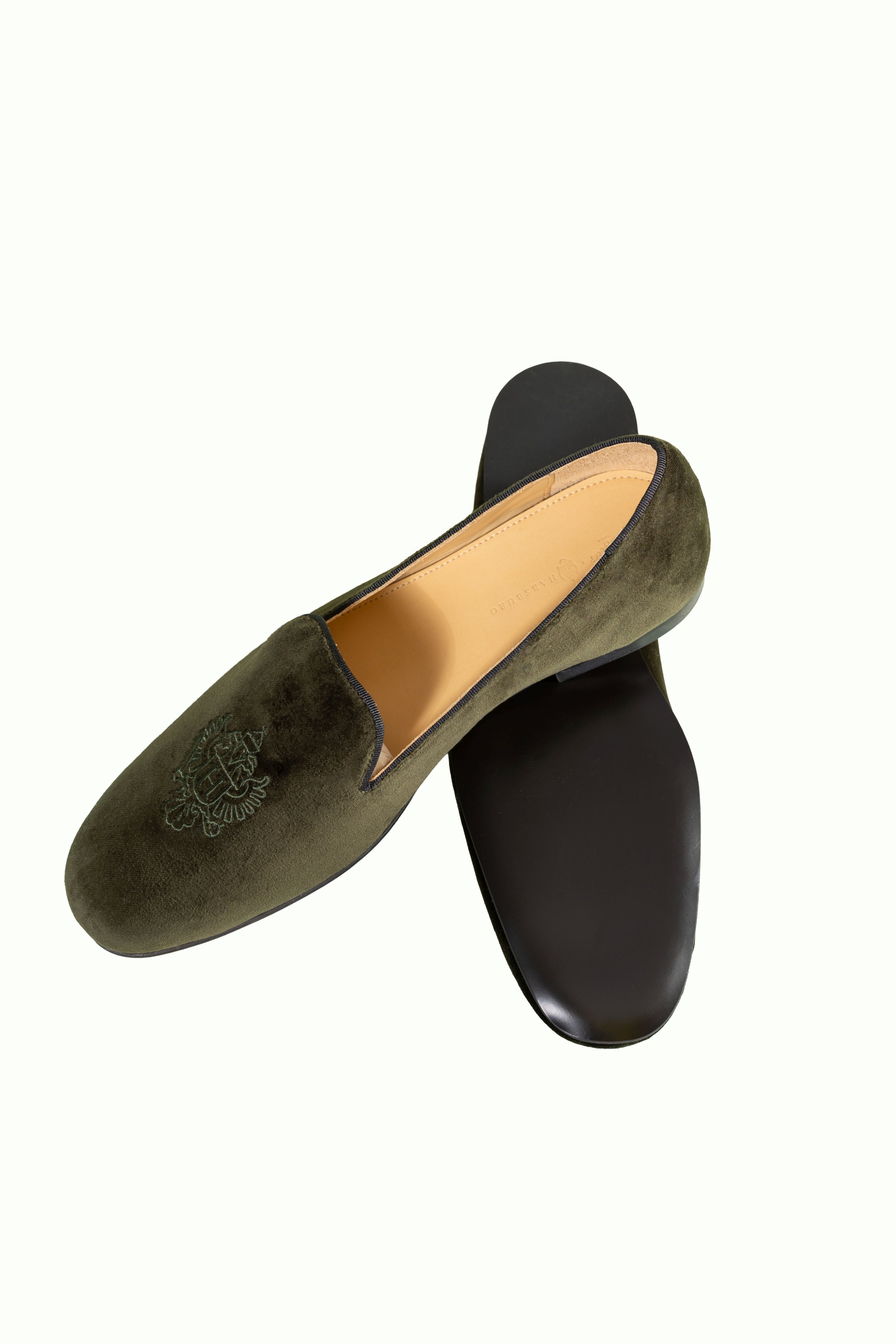 Chatelles Slippers Theobald ブラック 37 1/2 Habsburg x Chatelles Slippers Men's