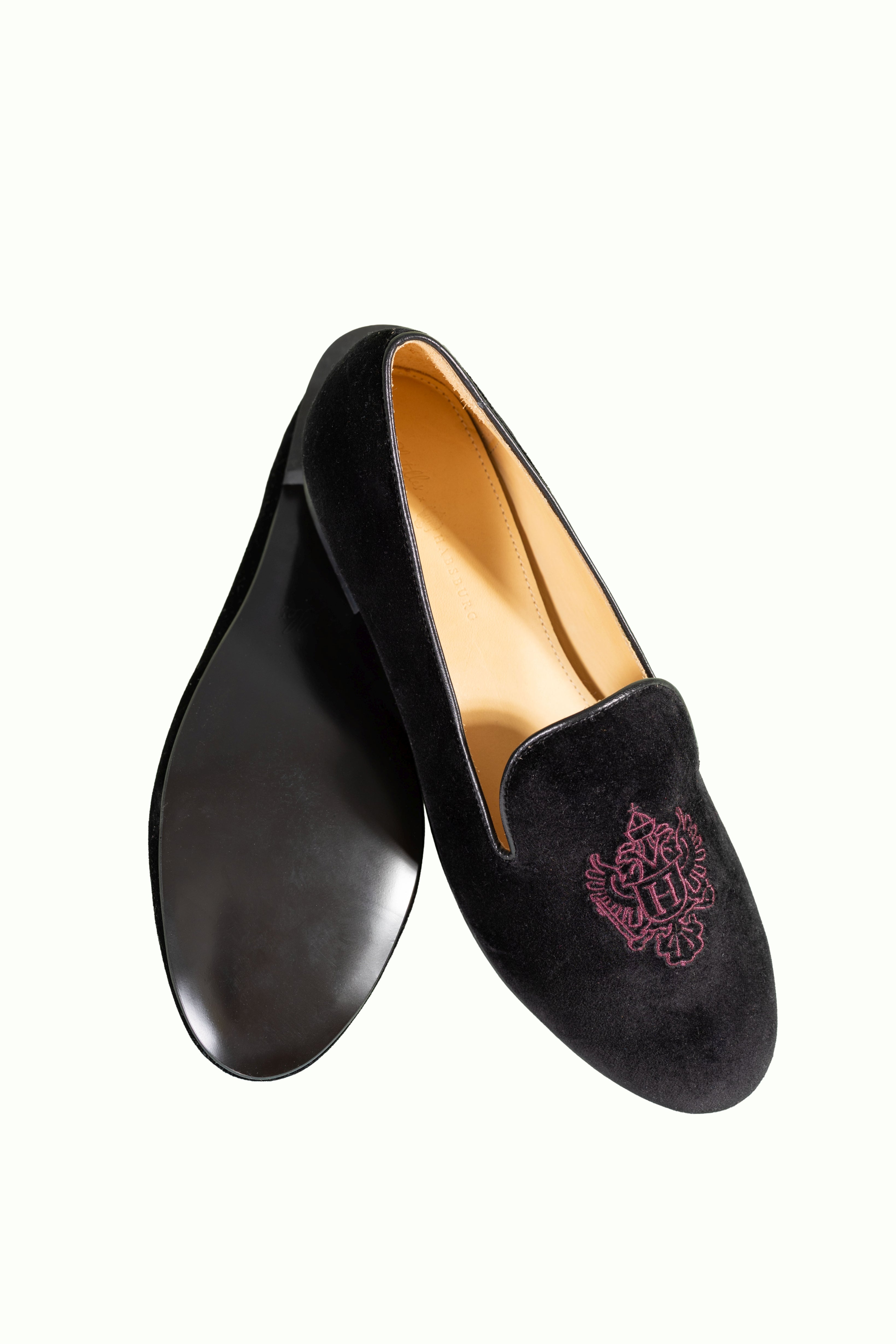 Chatelles Slippers Theobald ブラック 37 1/2 Habsburg x Chatelles Slippers Women