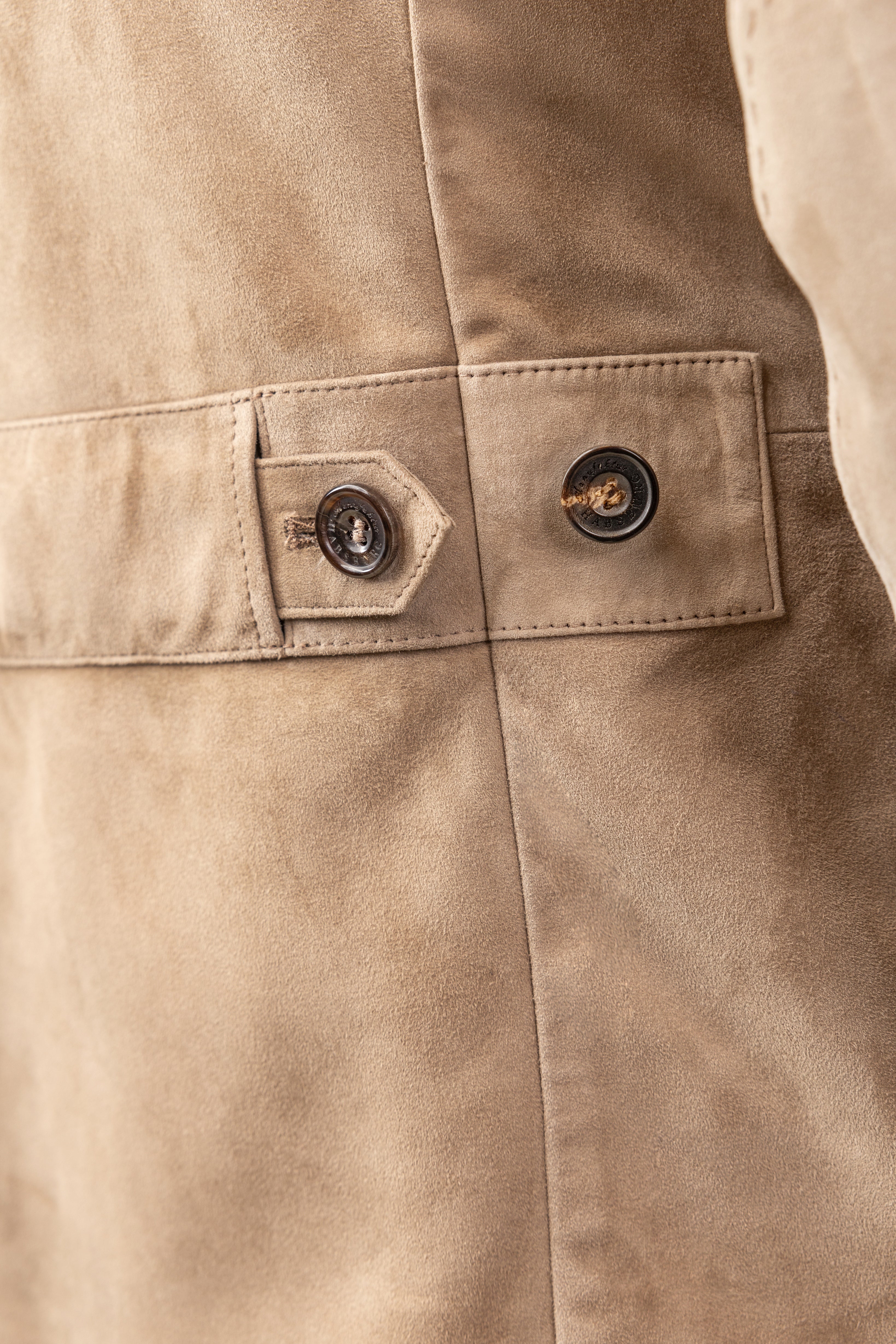 Jacke Silberegg in Veloursleder