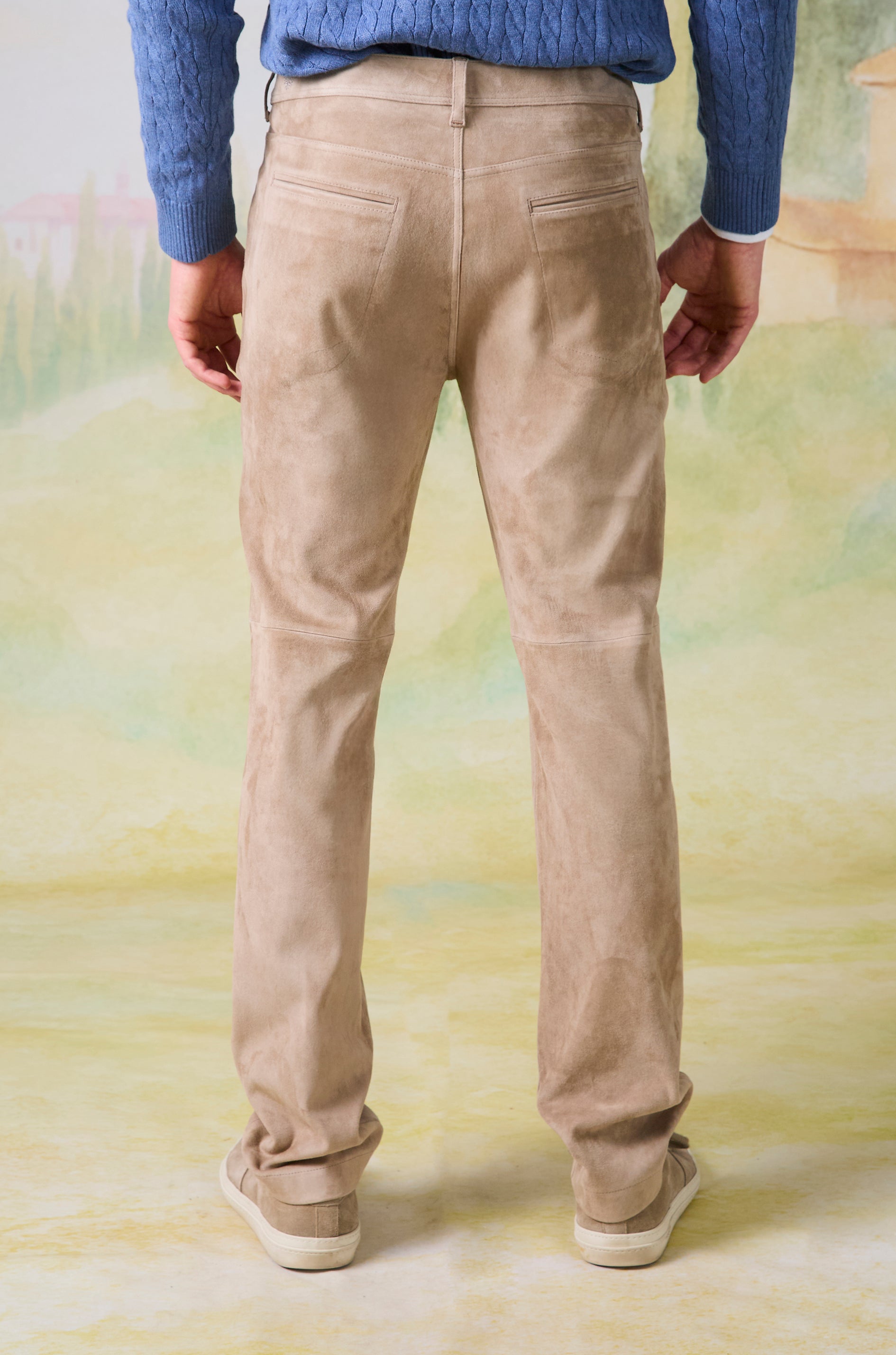 Hose Ludwig in Veloursleder