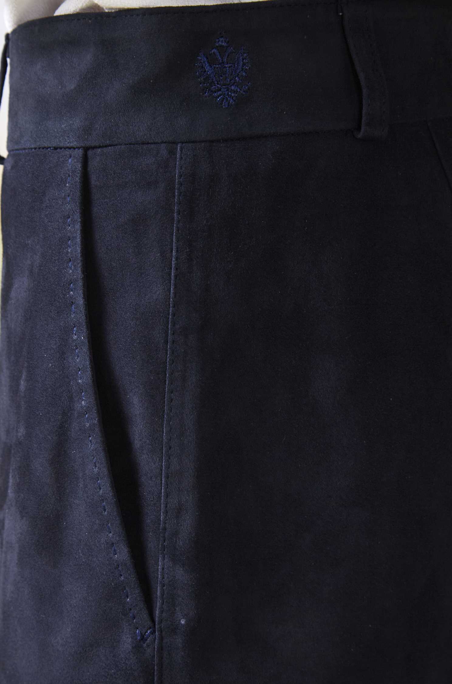 Trousers Rodaun in Suede Leather