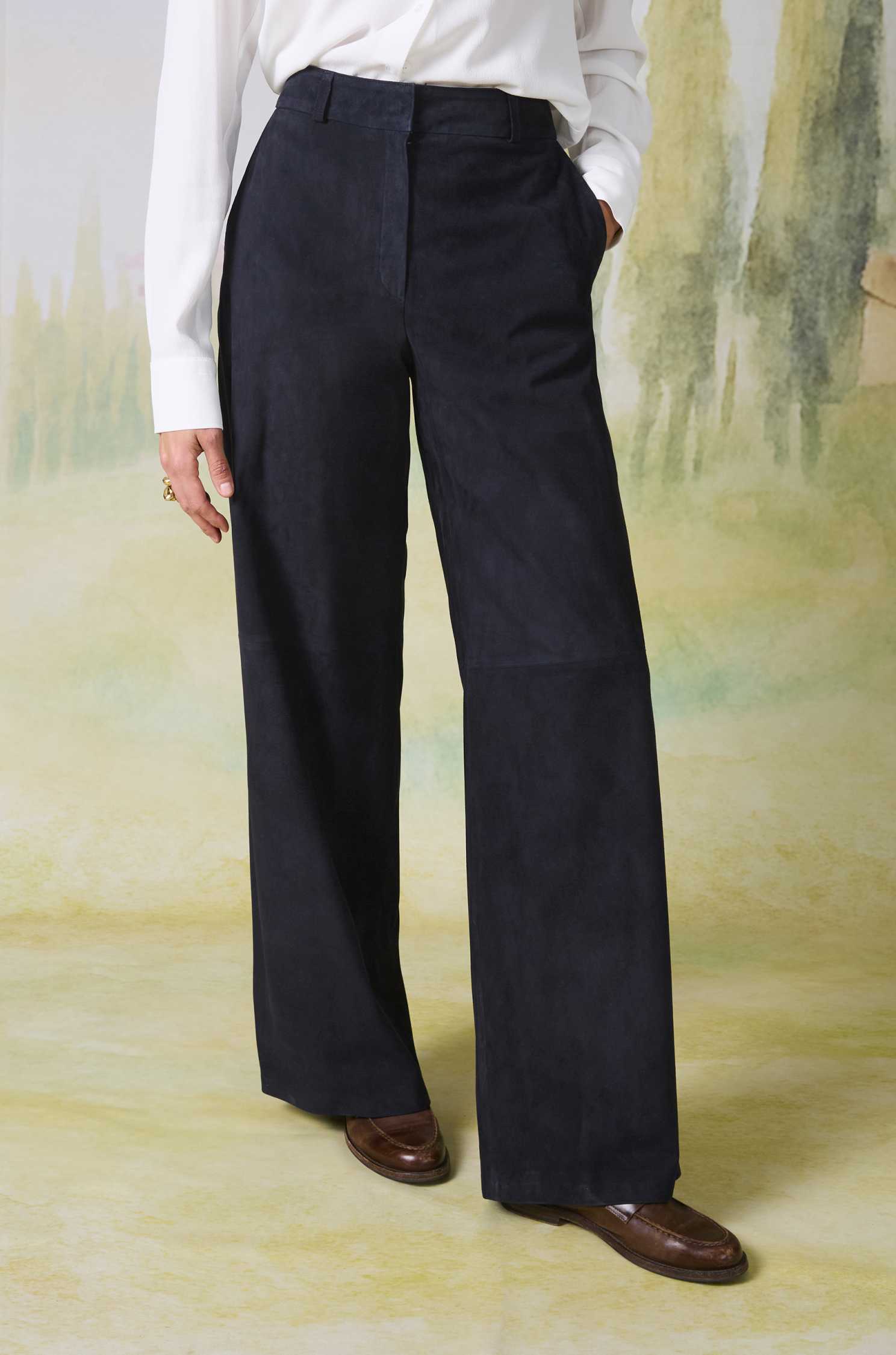 Hose Rodaun in Veloursleder