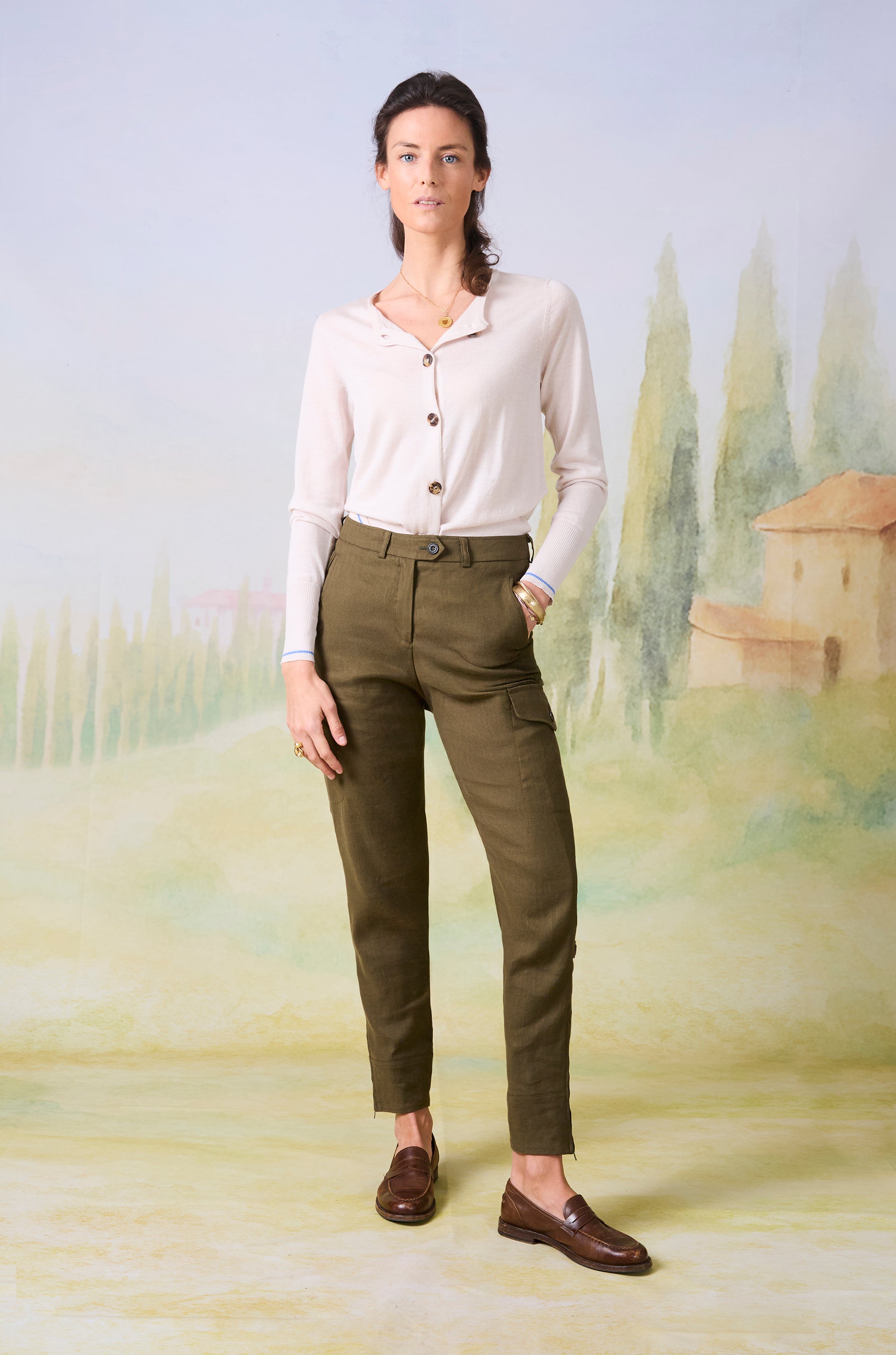 Trousers Spiegelsee in Panama Fluid Stretch