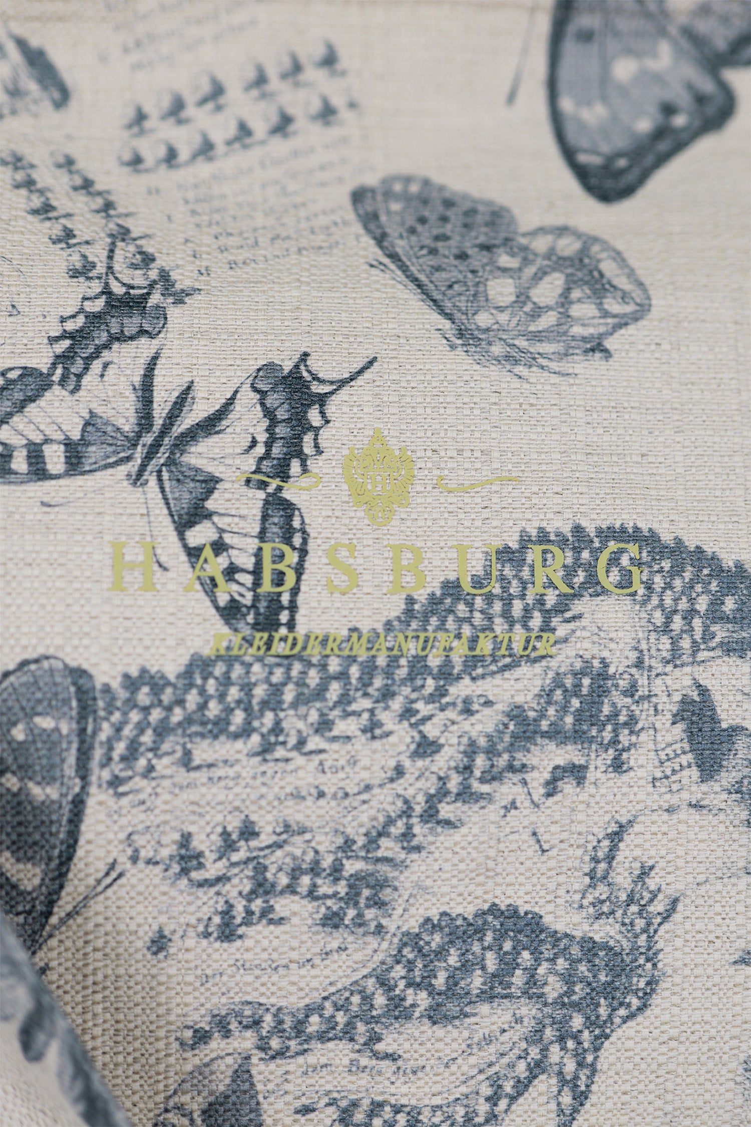 Canvas bag with butterfly print