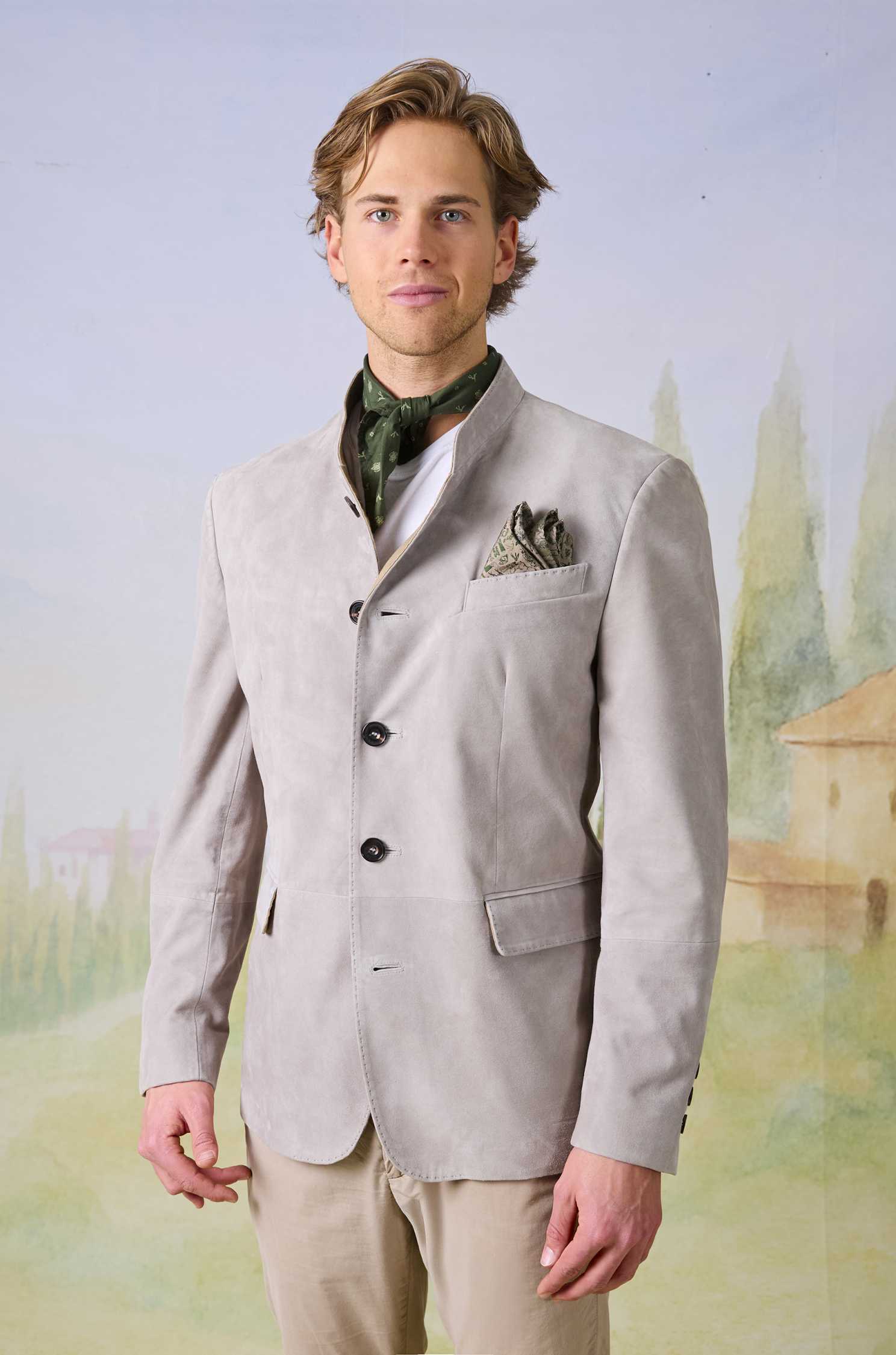 Jacke Vincent in Veloursleder