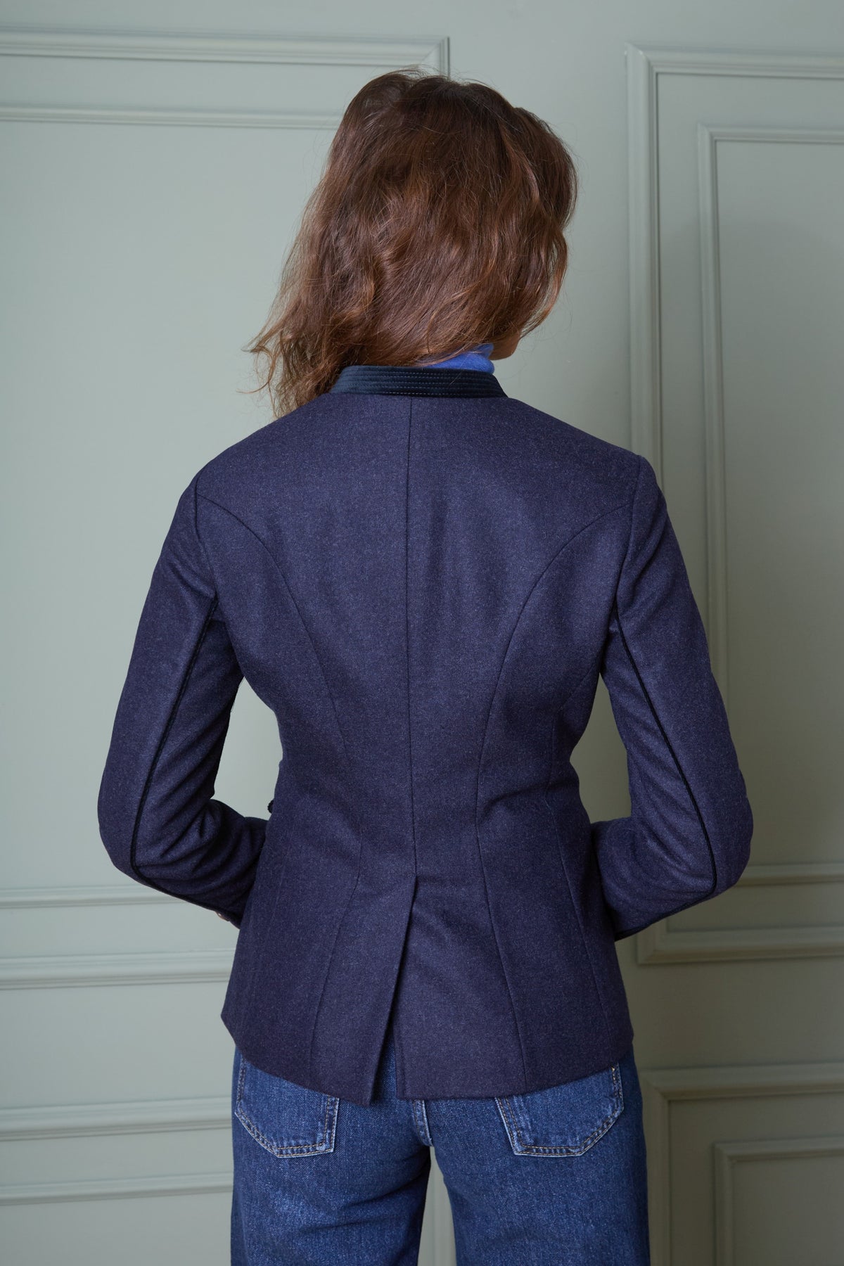 Wool Blazer Mariella with Horn Buttons