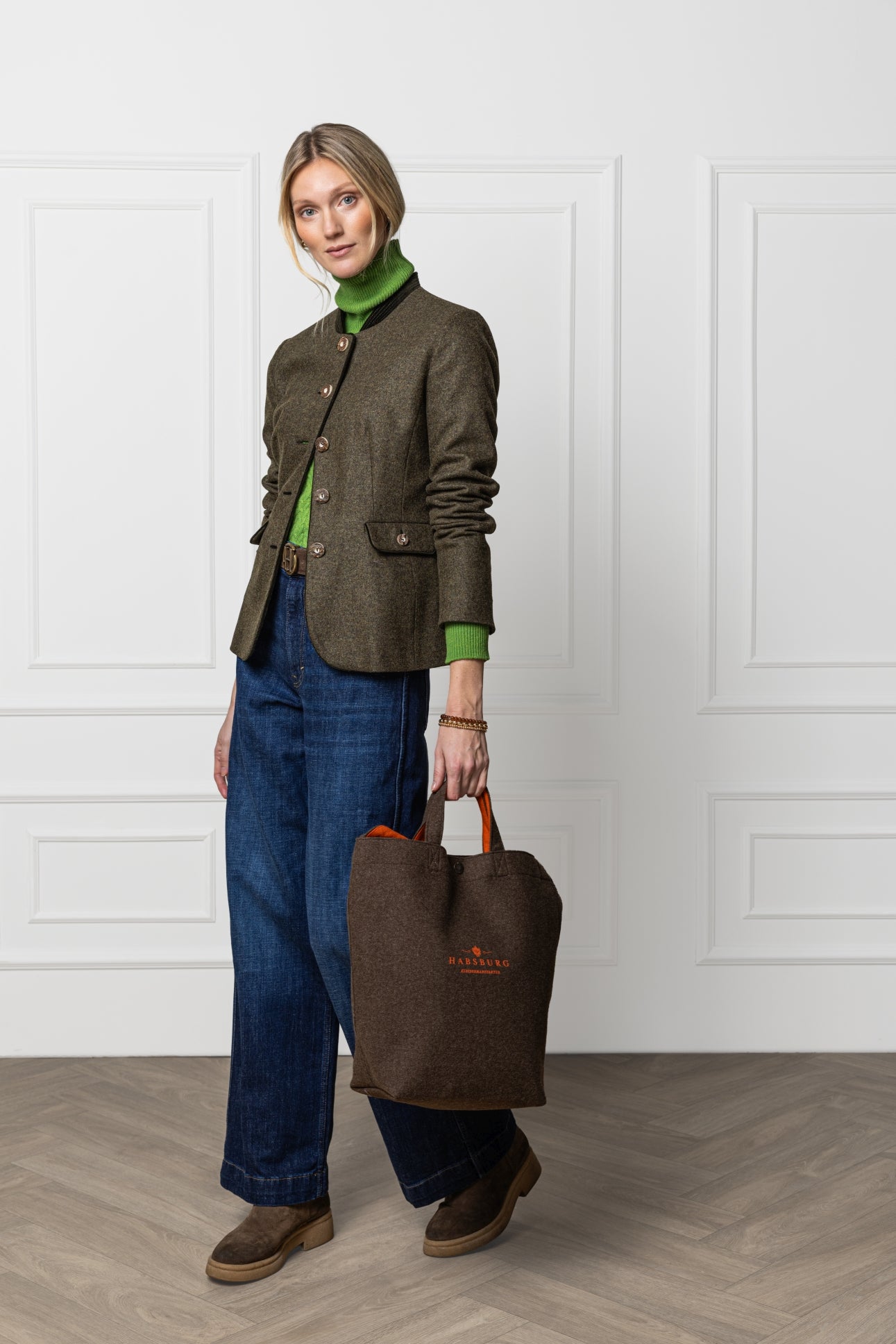 Wollblazer Mariella in Stretch Tuch
